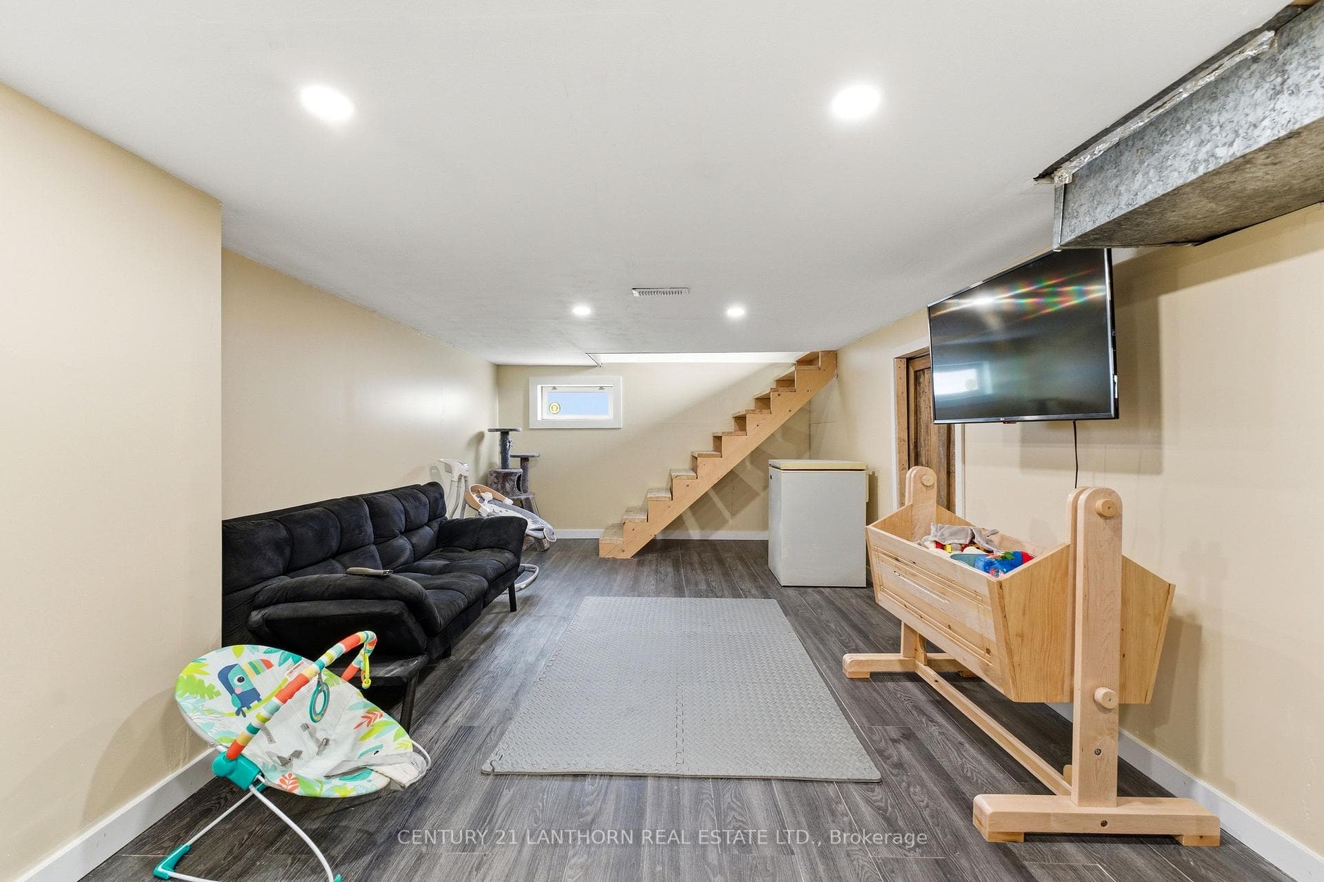 Basement: Note it is less than 6' in height