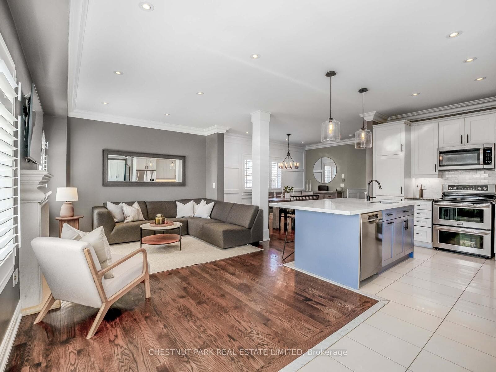 Kitchen and Living Room