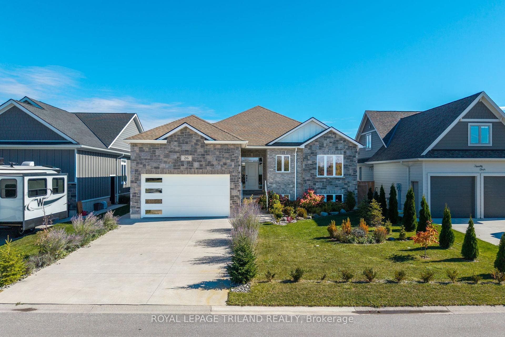 Tucked well into the subdivision far from the HWY
