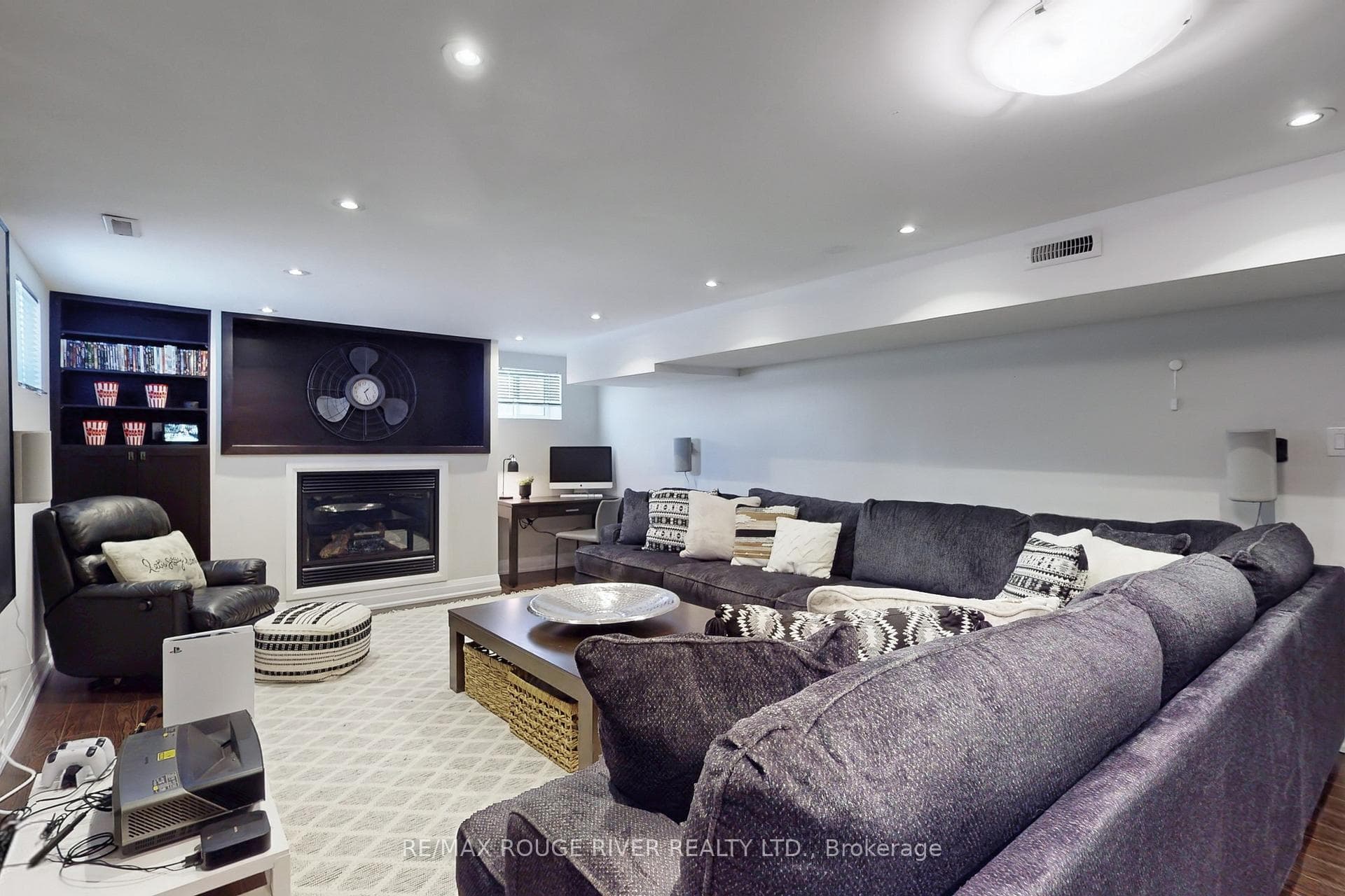 Great room for movie night