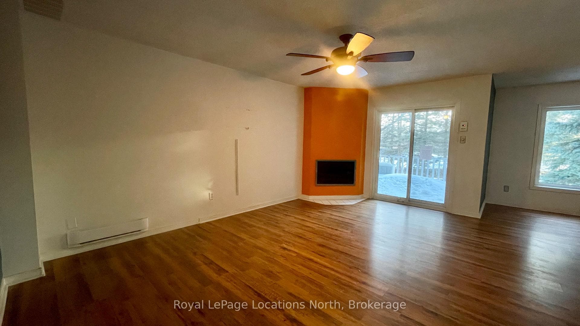 Gas Fireplace & walk out to deck