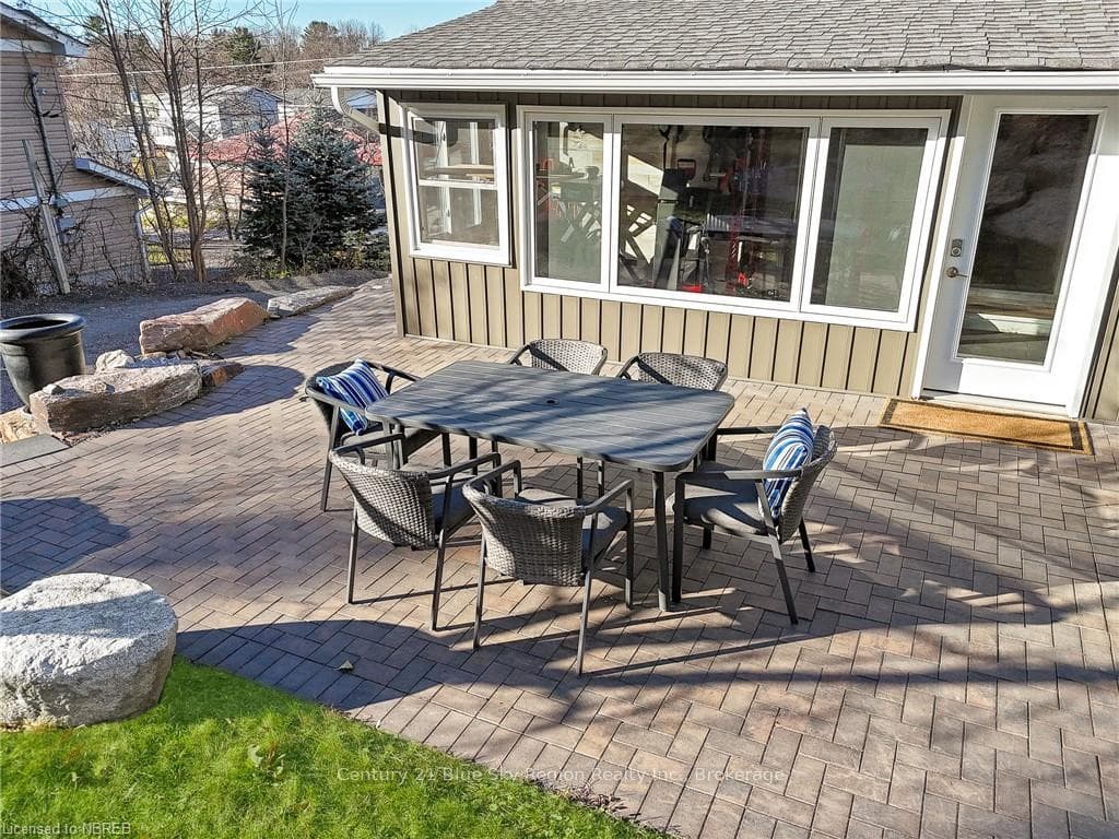 View of patio