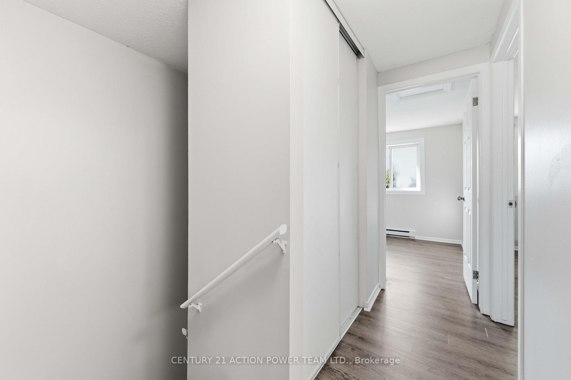 large linen closet in hall