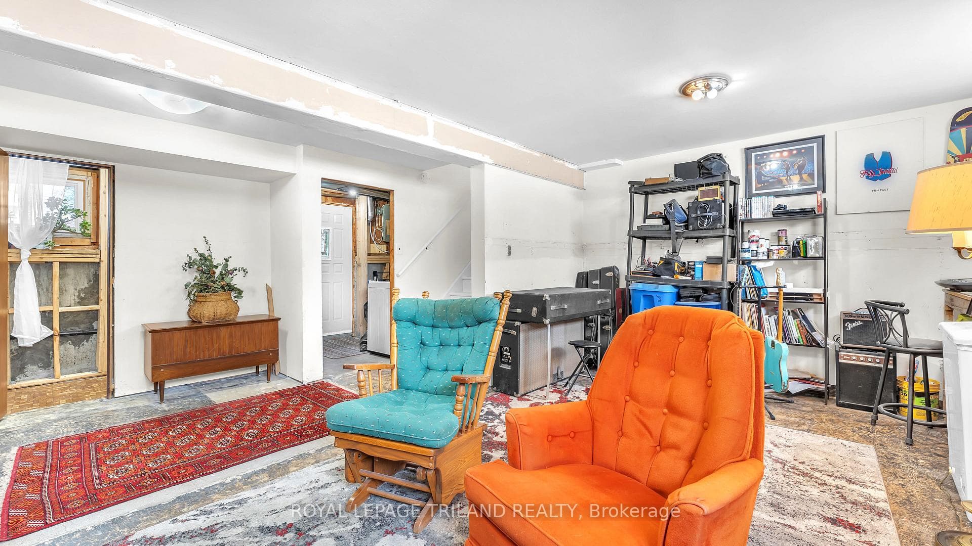 Basement with Storage