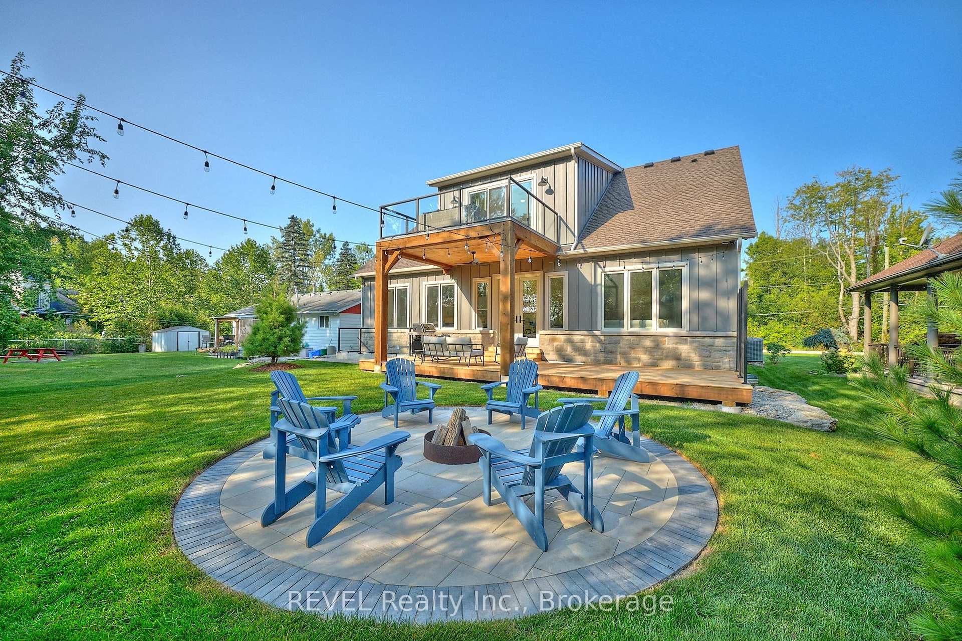 Stunning fire pit area