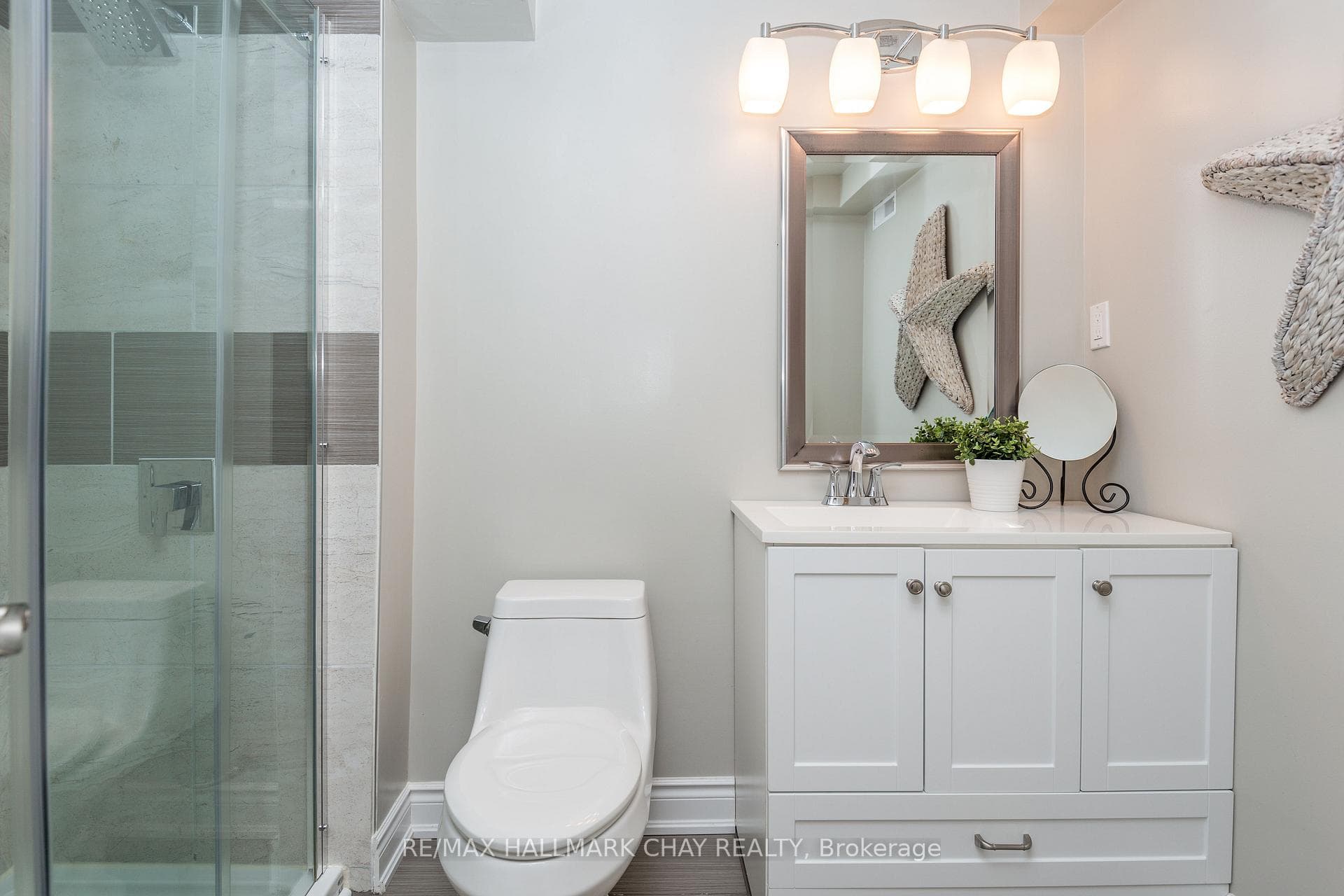 Lower level bathroom