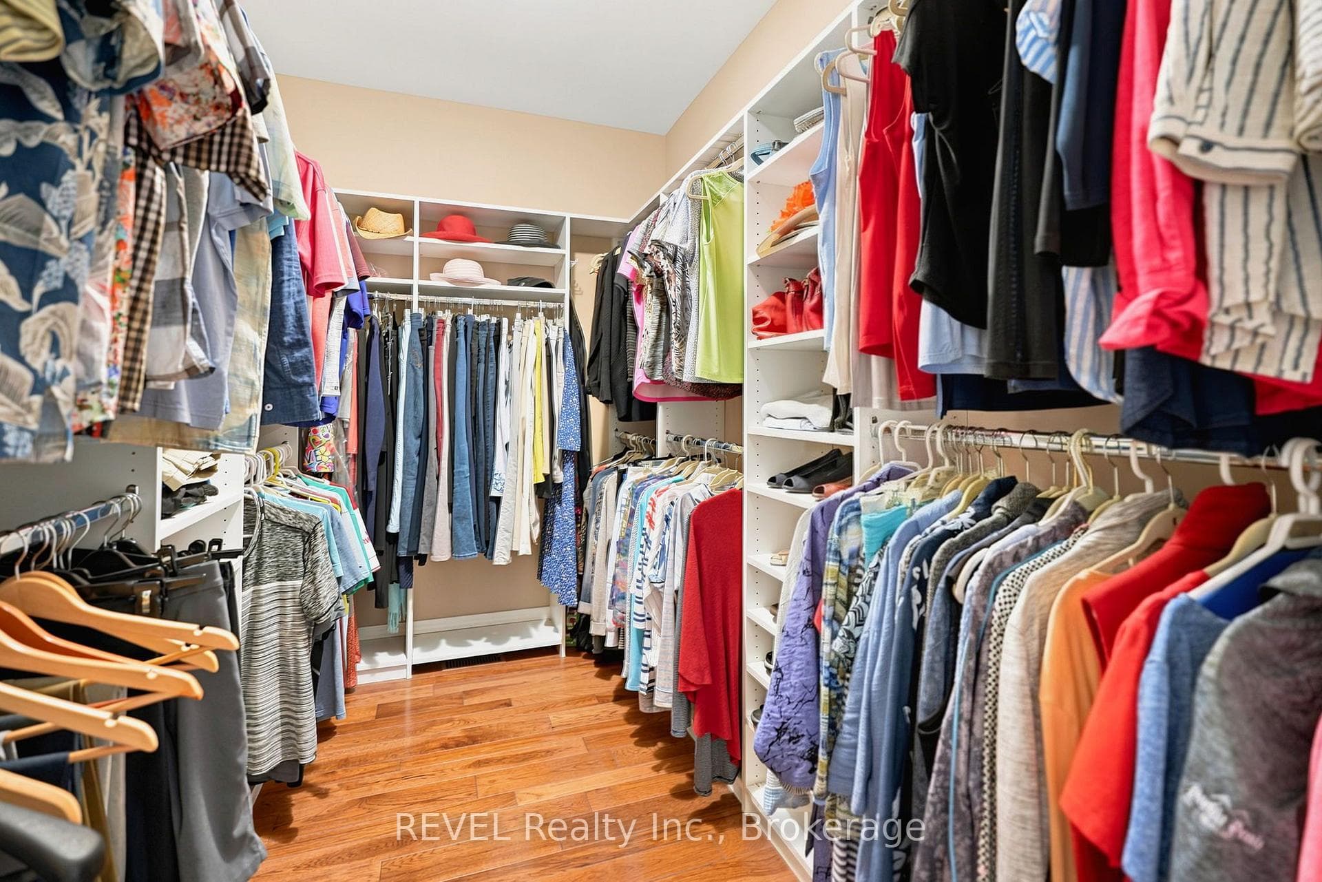 Primary walk-in closet