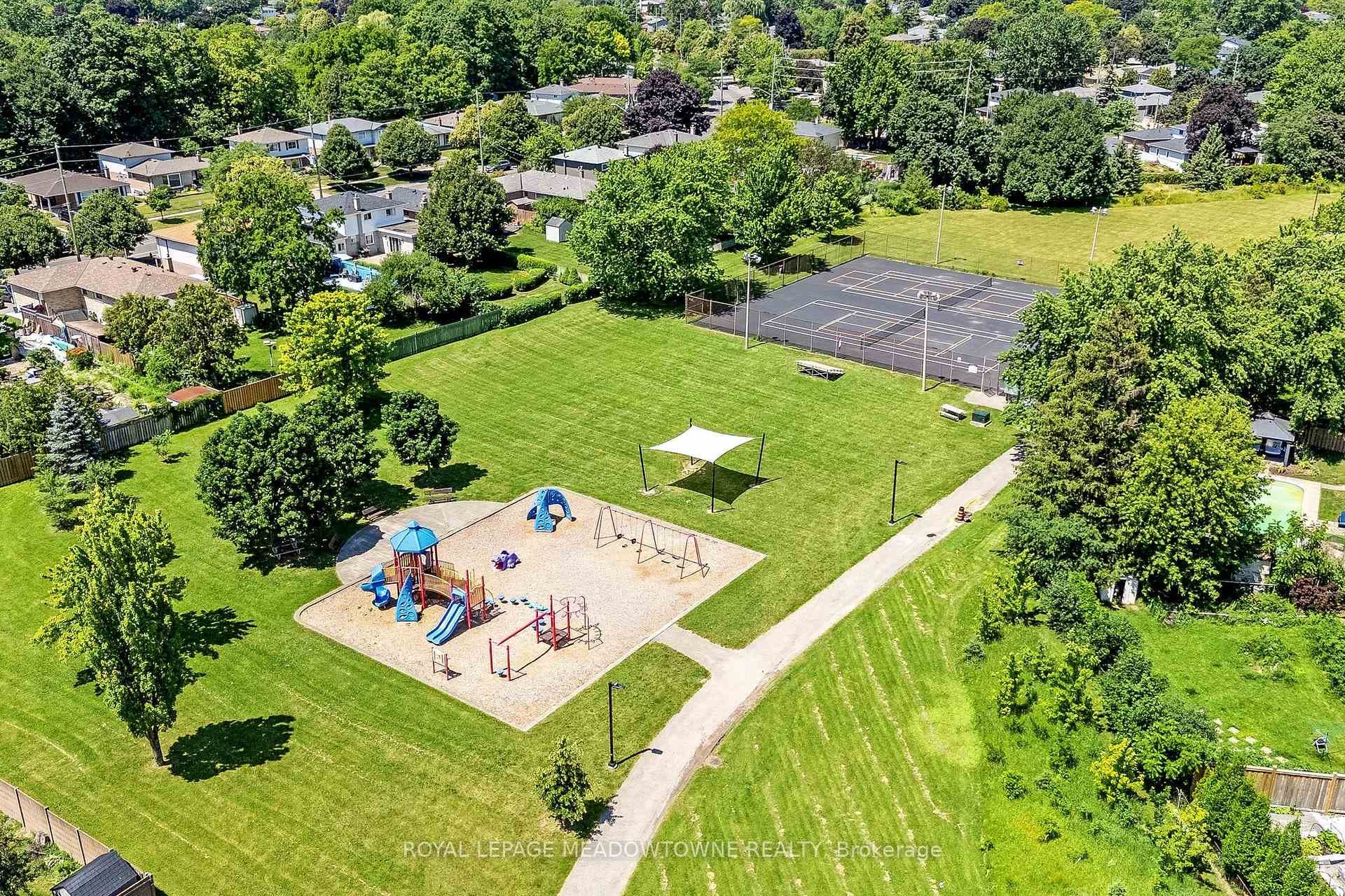 walk to Tennis Courts & playground