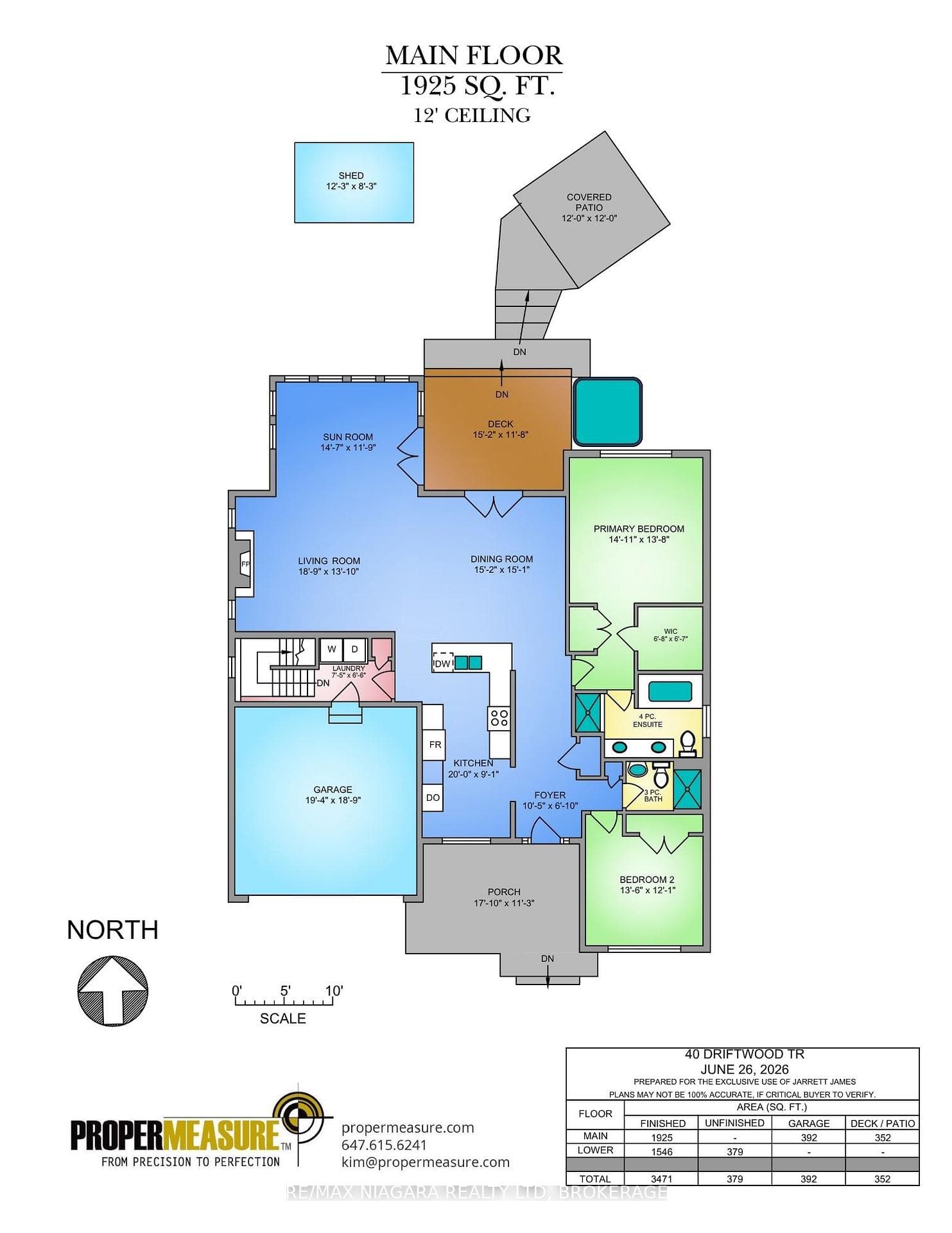 Floor Plan - Main Level
