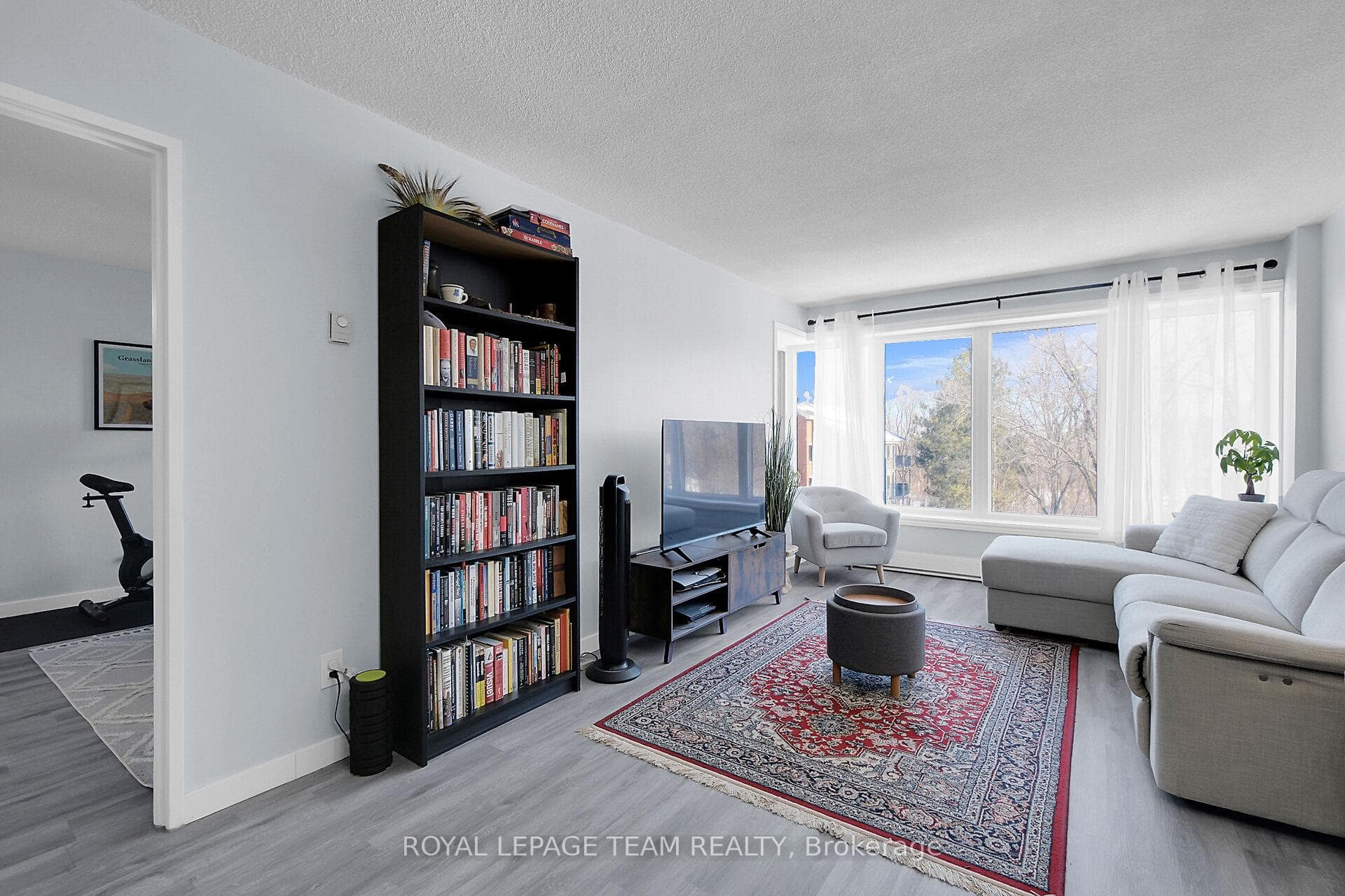 Open concept living space.