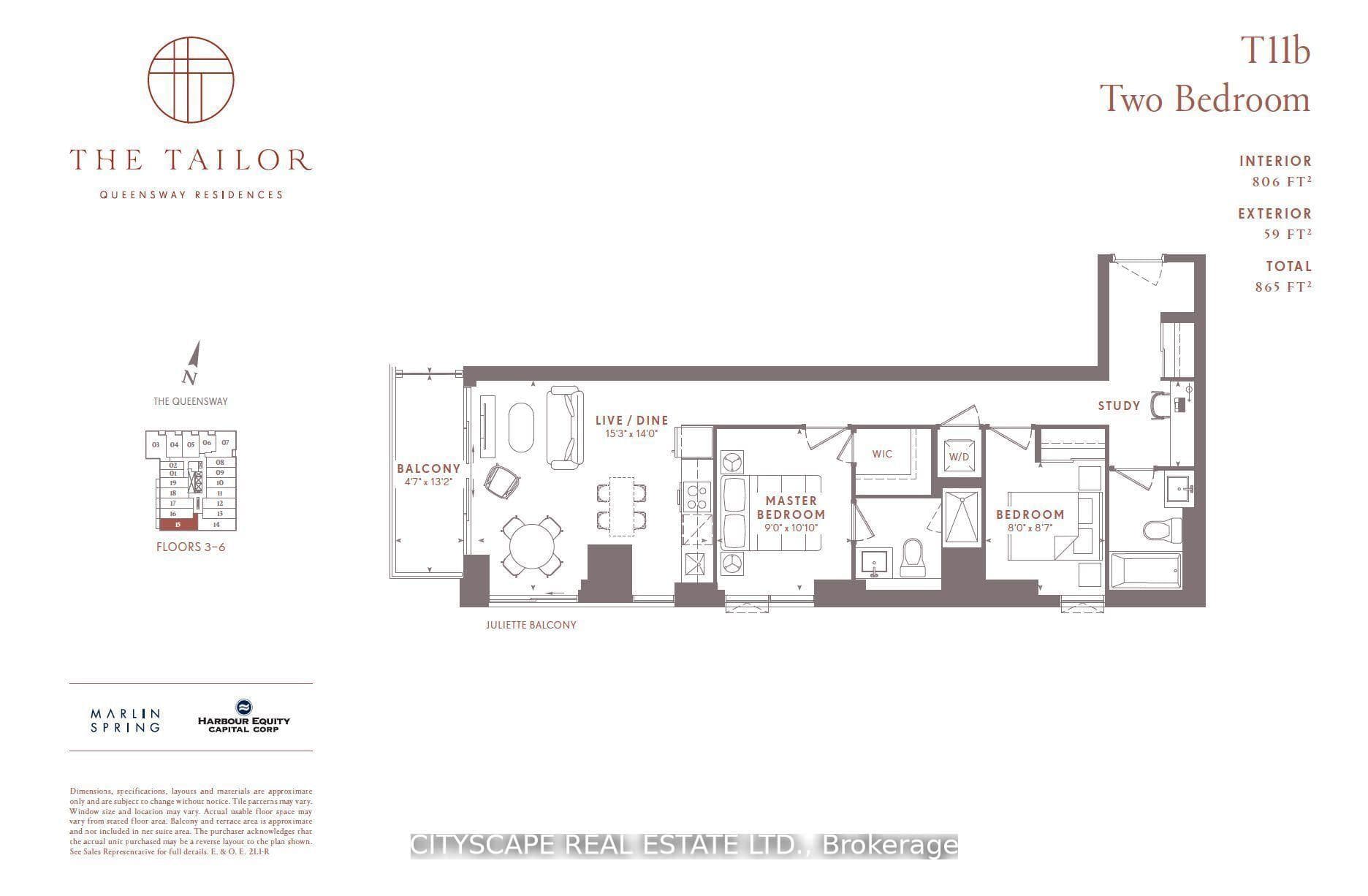 1195 The Queensway N/A Unit 615 photo 3