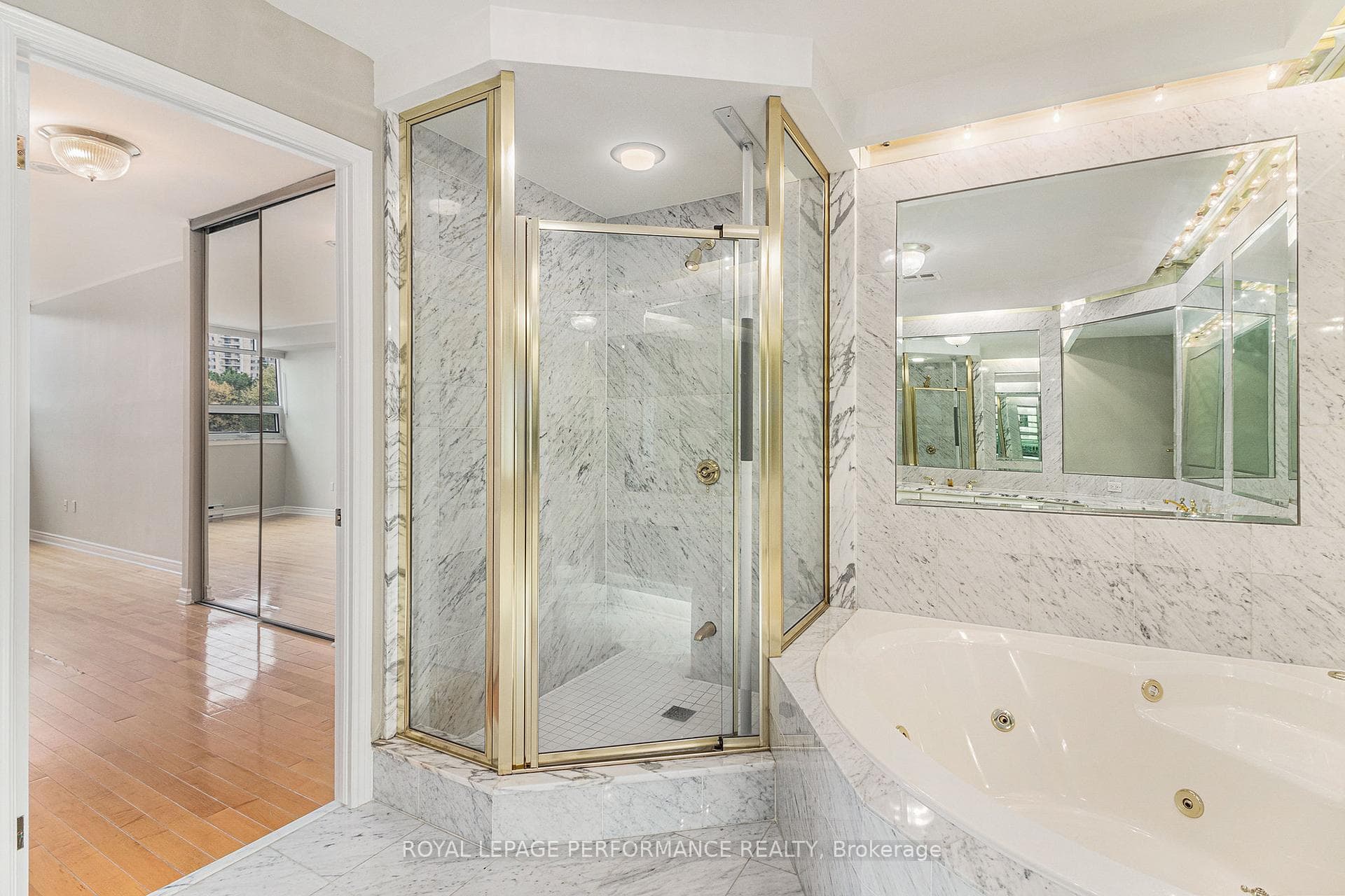 Separate shower