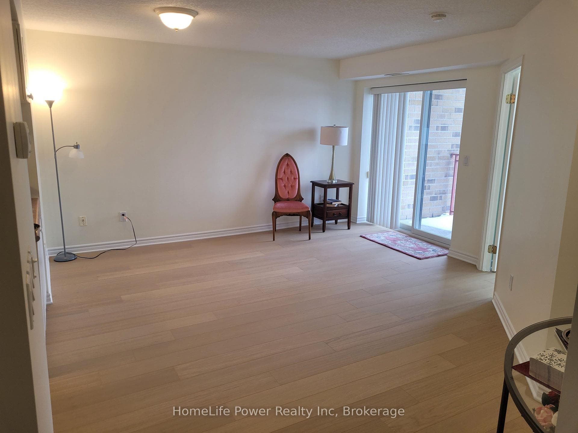 Livingroom view to balcony