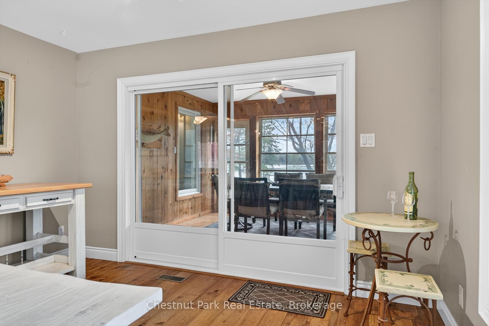 Dining Room View to the Muskoka Room