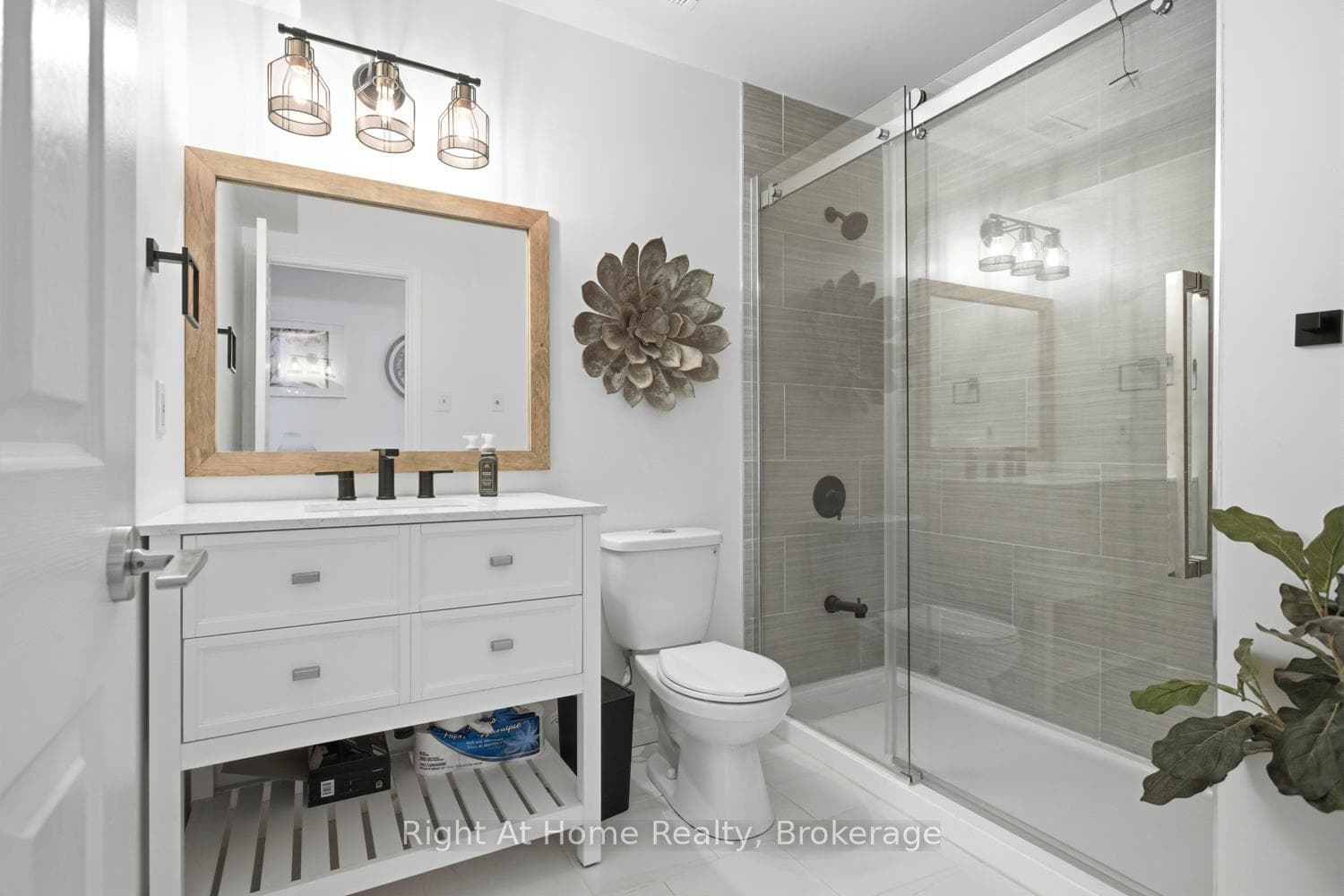 Lower level bathroom