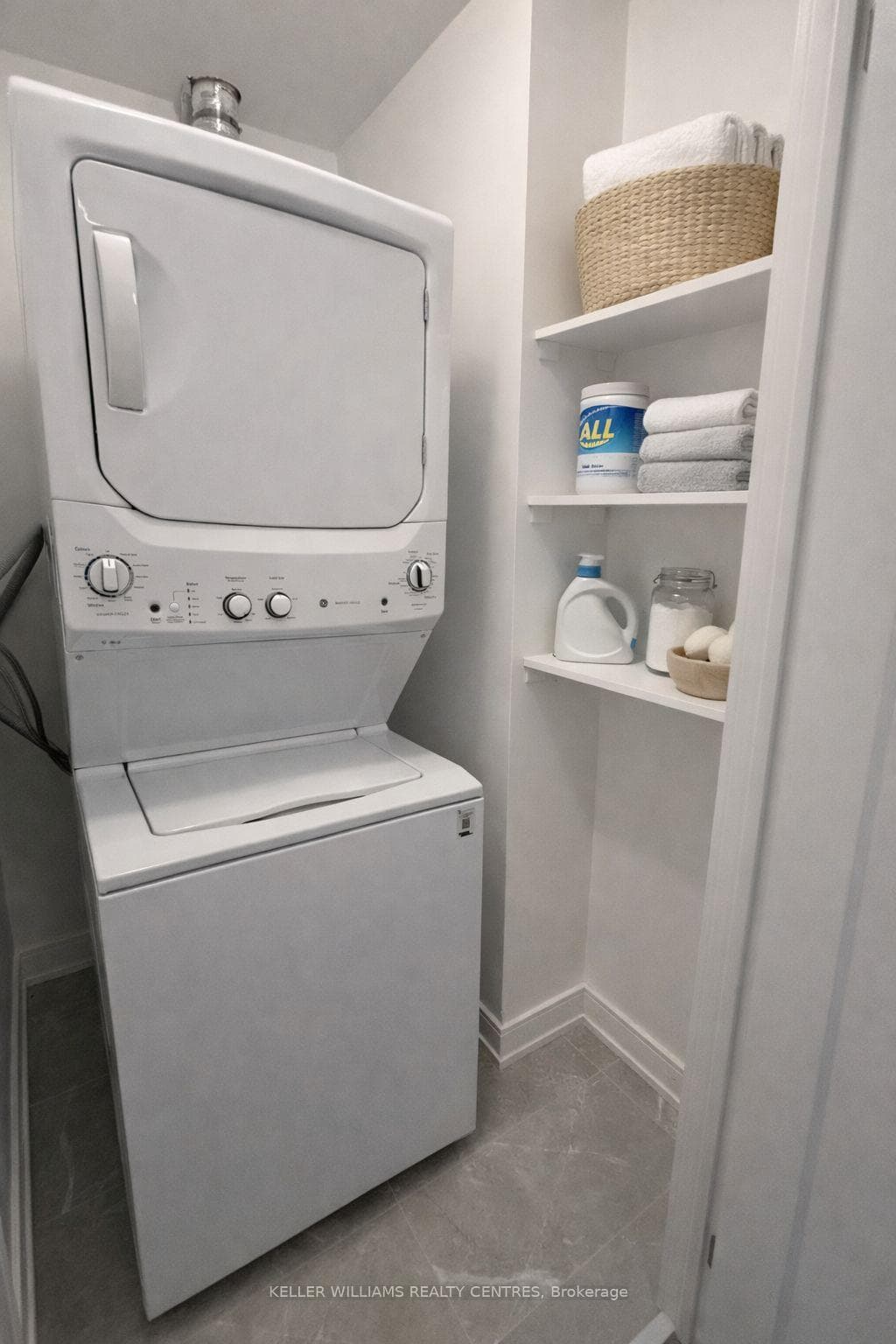 In-Suite Laundry Virtually Staged