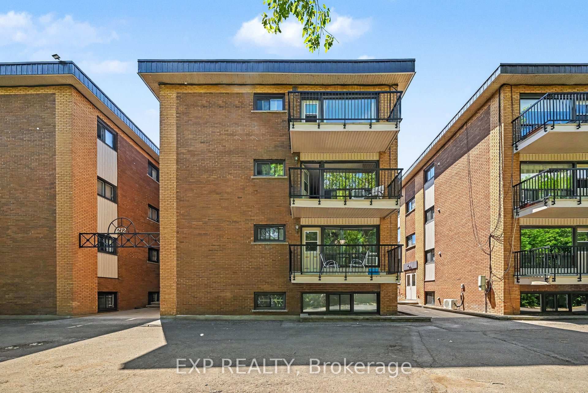 Top floor condo with a private balcony!