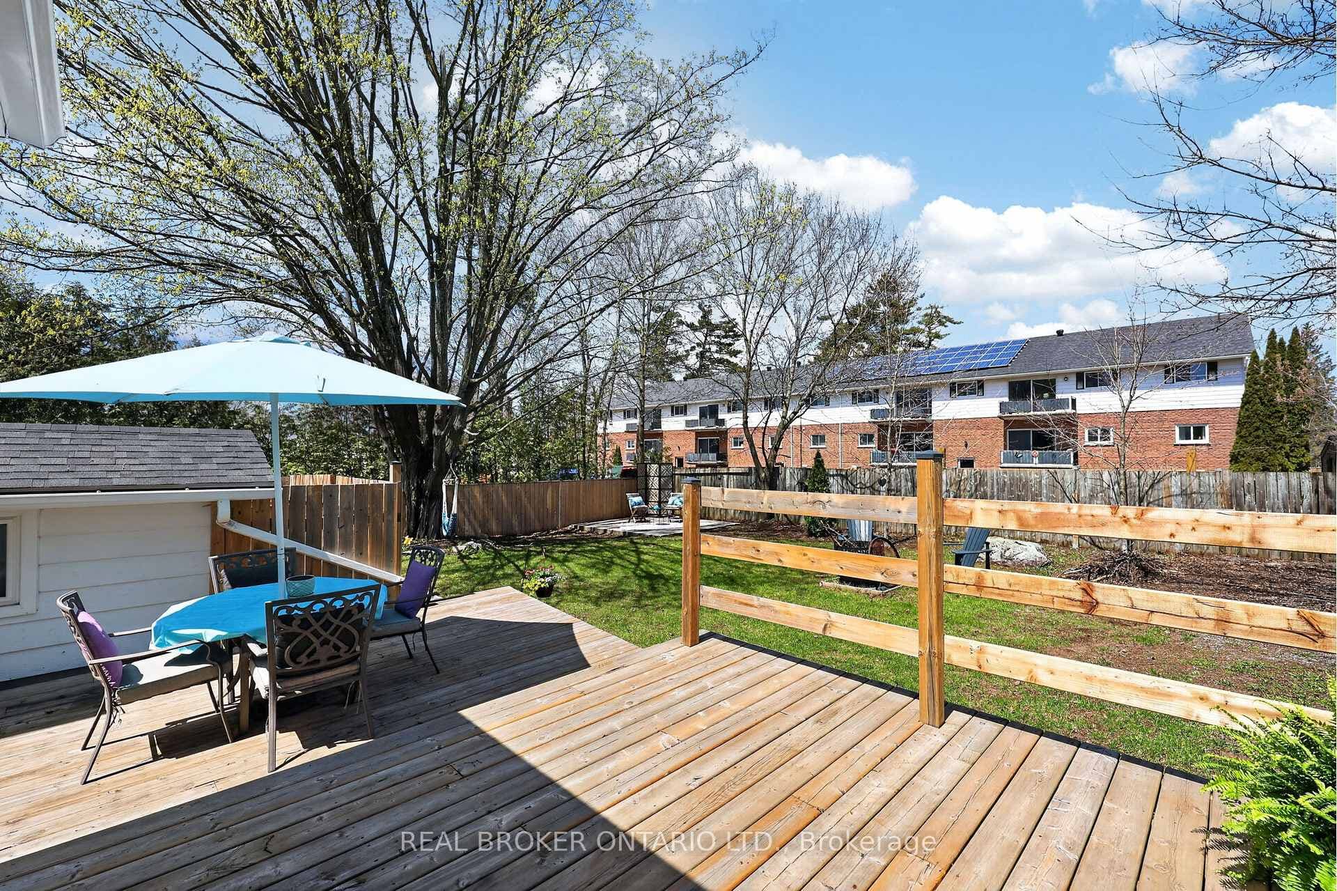 Large back deck