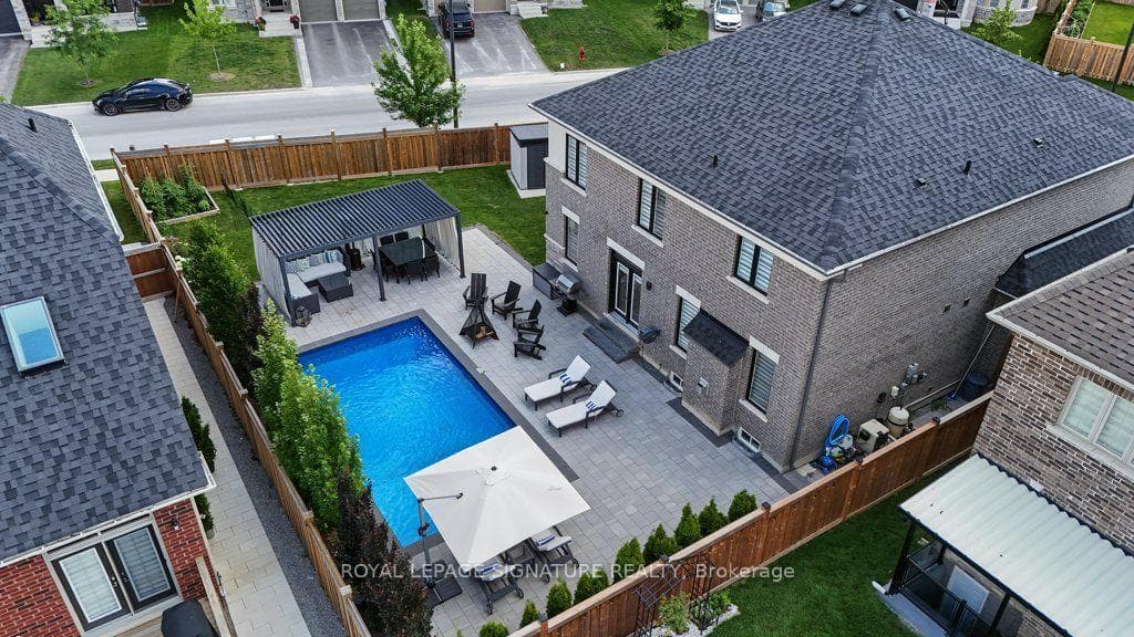 Aerial View of the Backyard