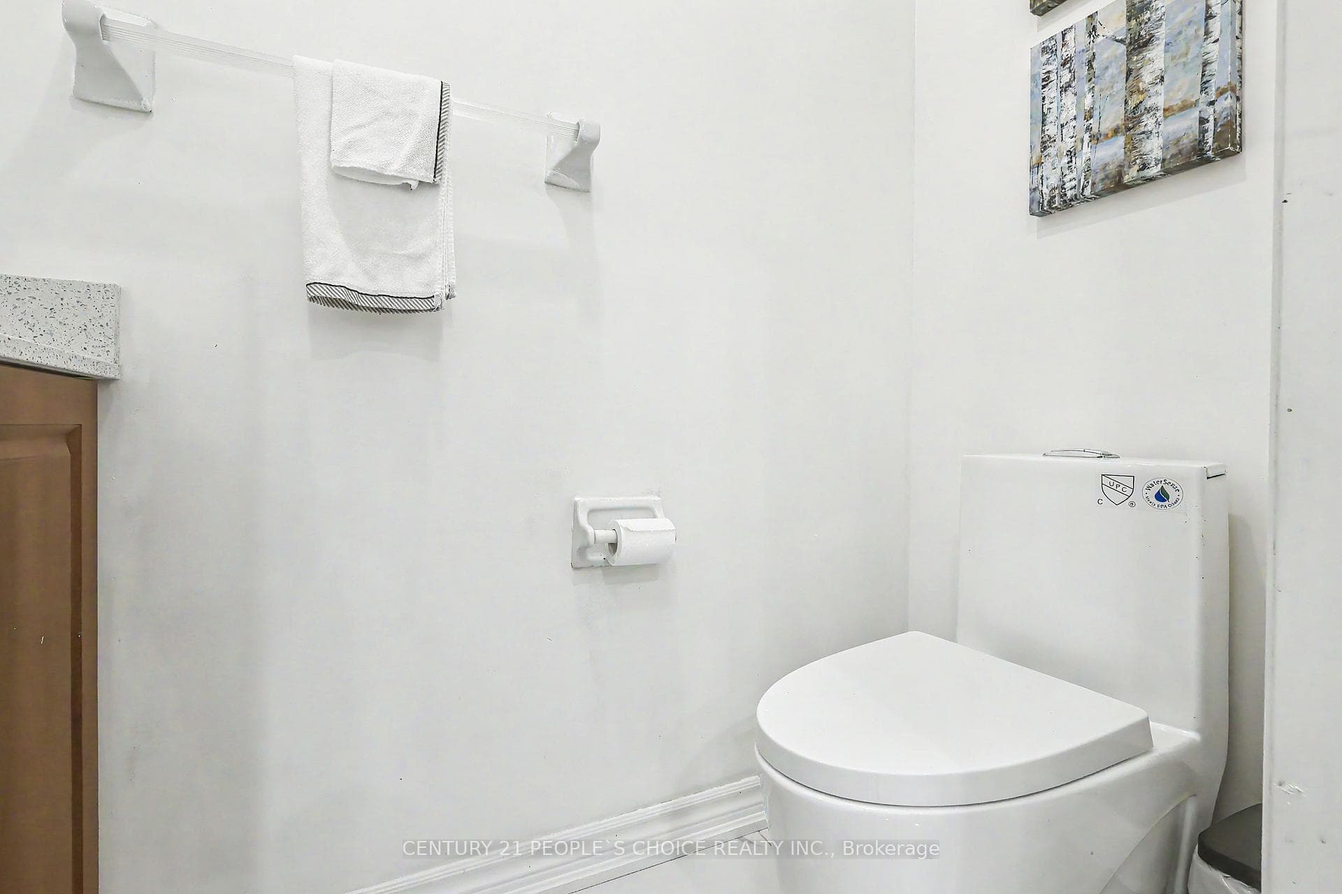 Powder washroom - New Quartz vanity