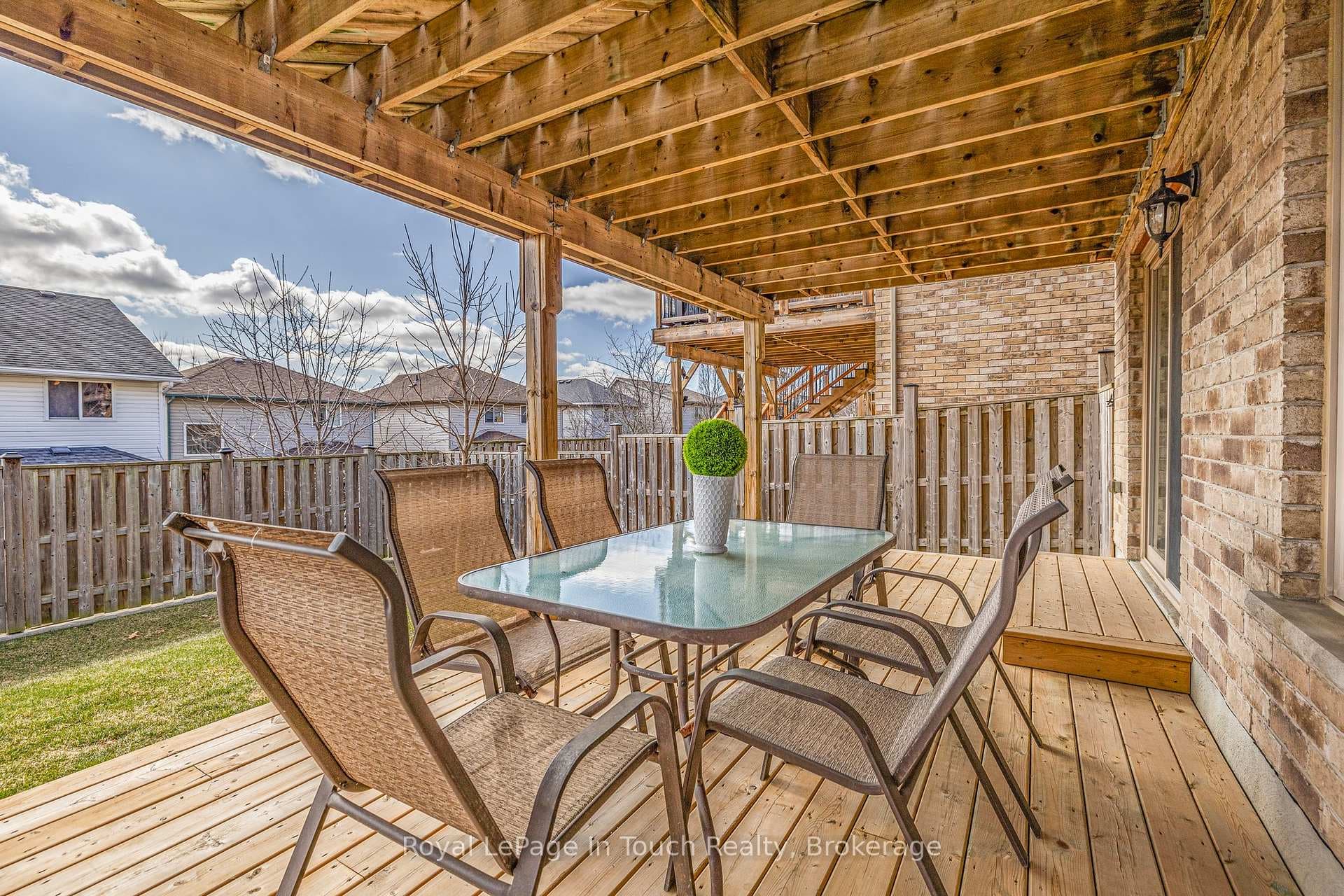 Lower Level Deck at Walk Out Basement