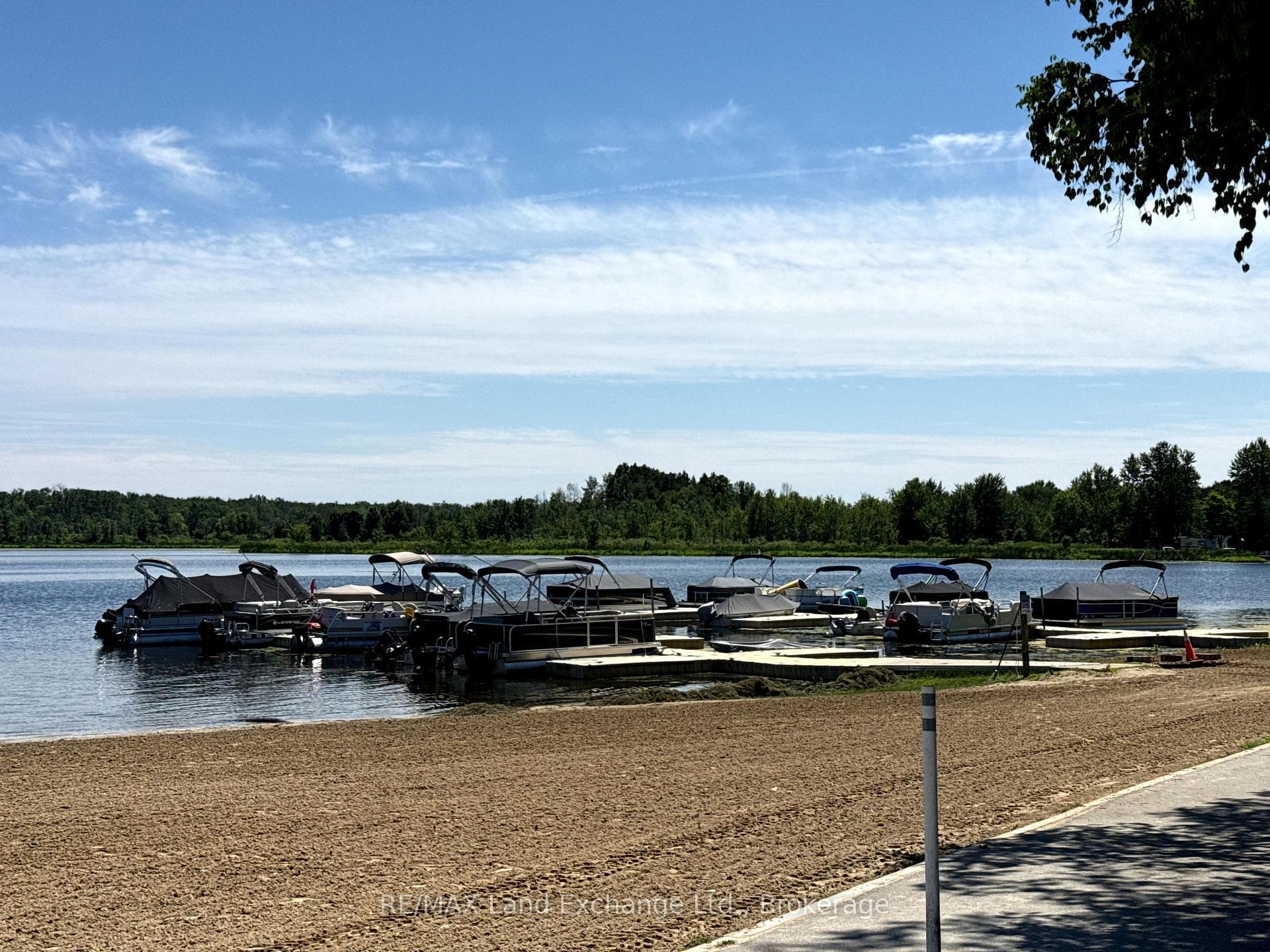 Boats for Rent & Freshly Raked Beach