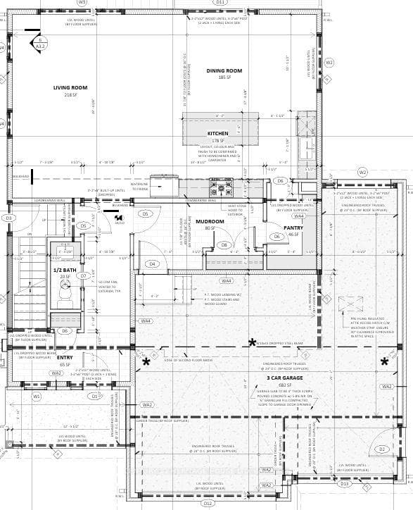 Main floor layout
