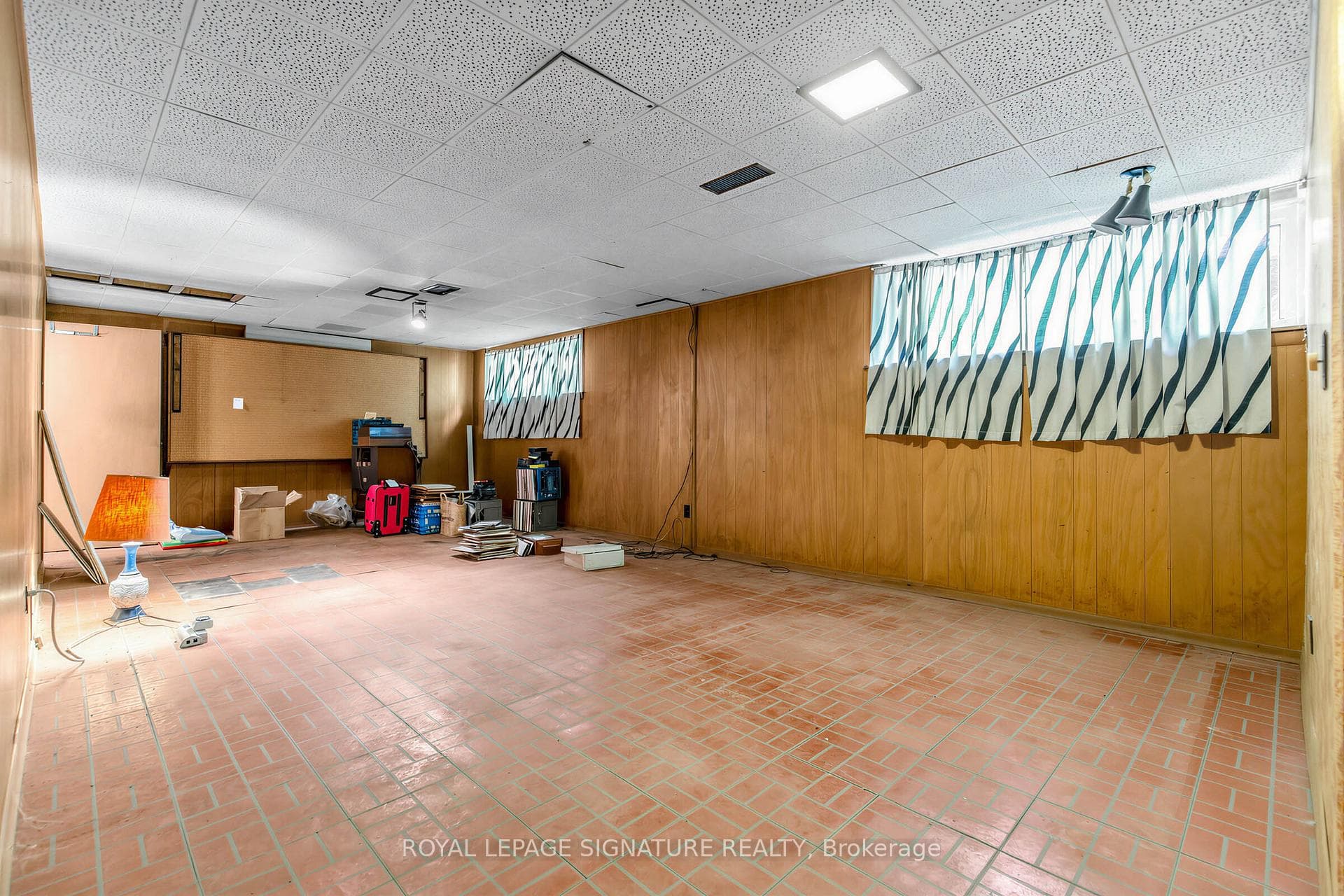 Blank Canvas (existing Rec Room in BSMT)