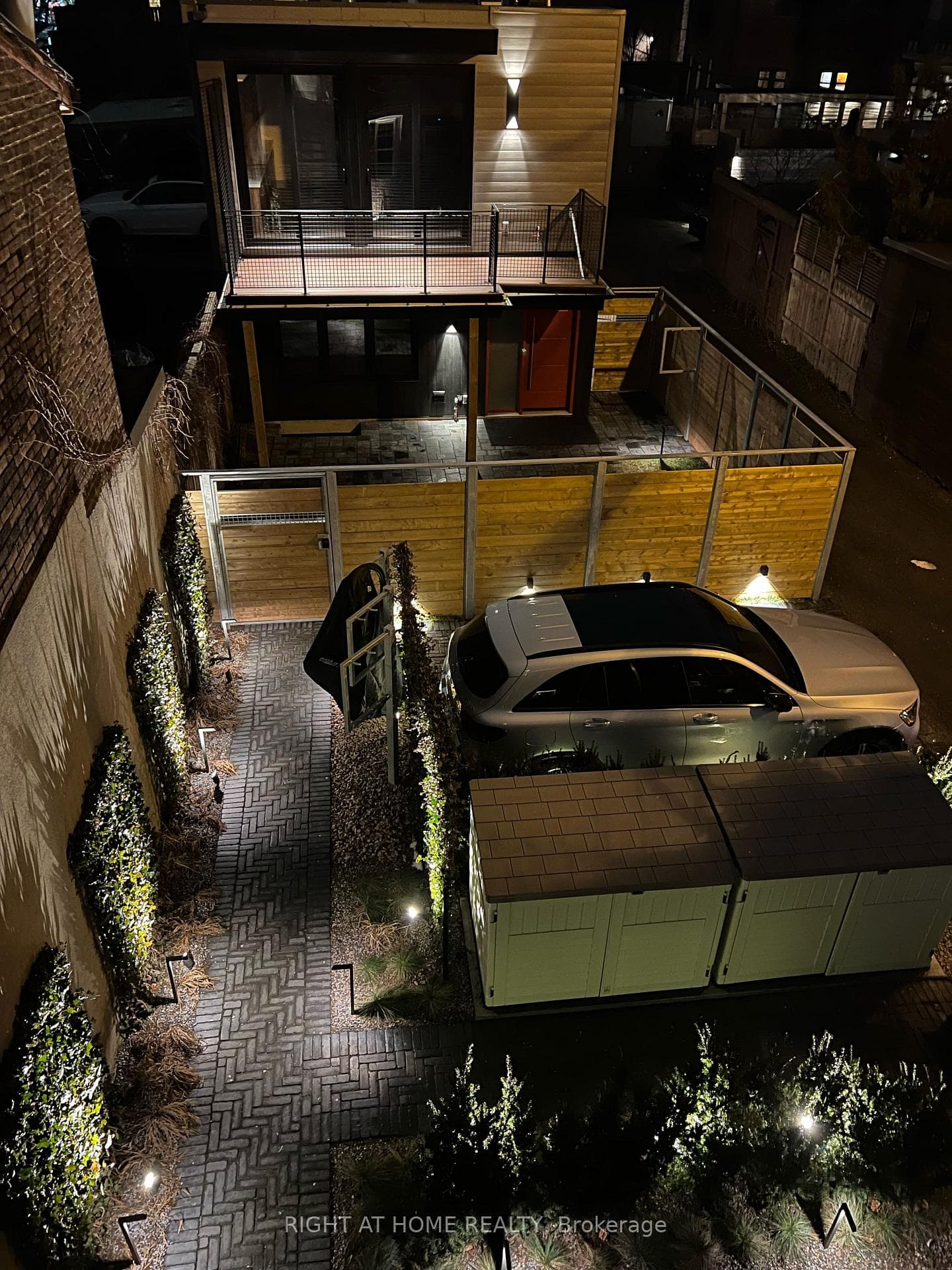 Night View of Self Contained Home