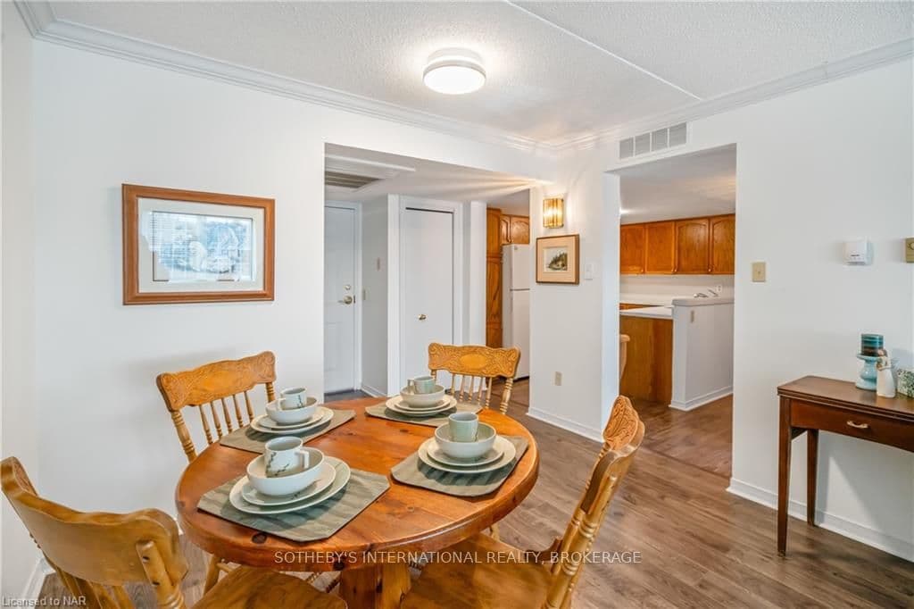 Open concept dining and living area.