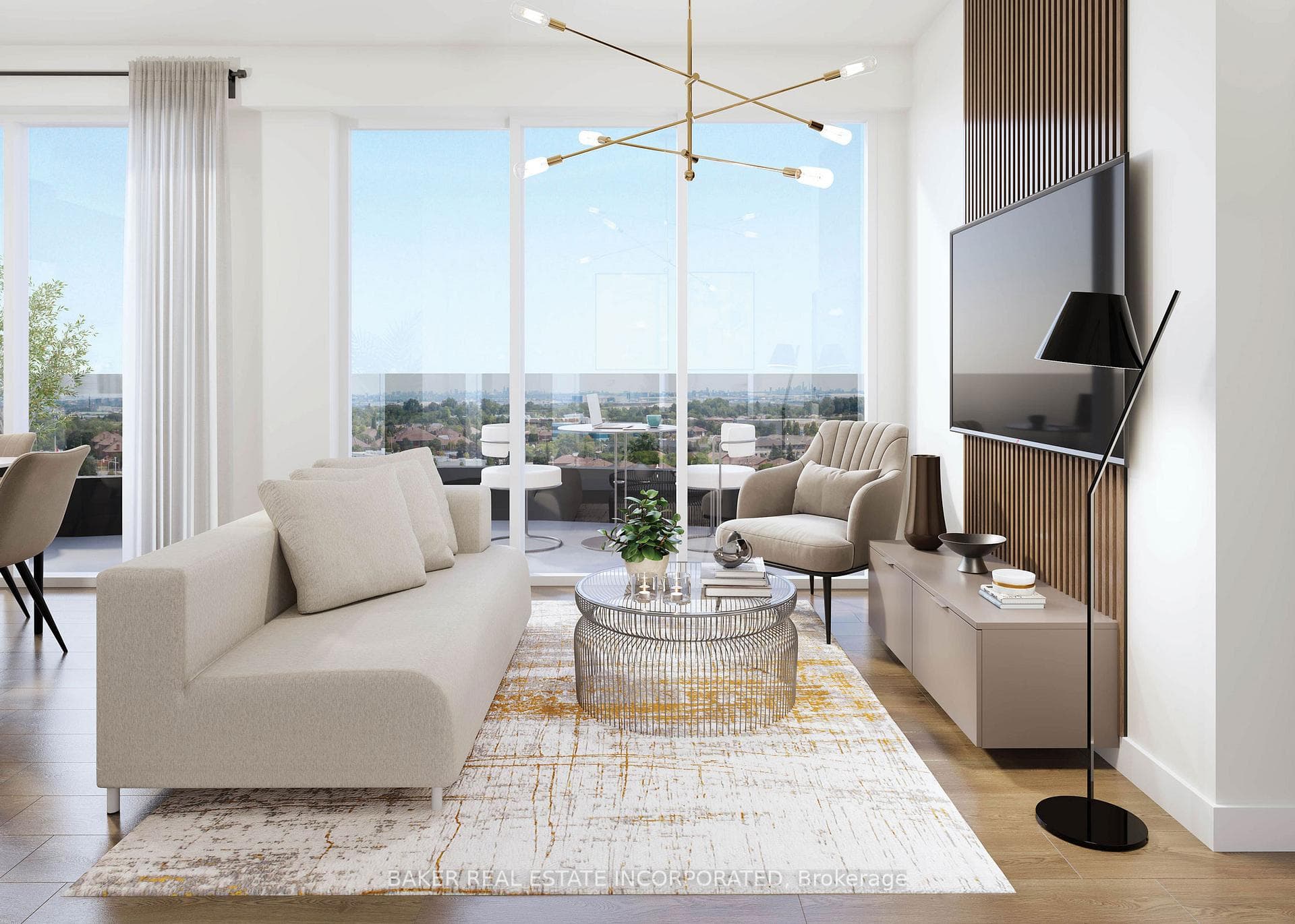 Duo Condo - Living Rendering