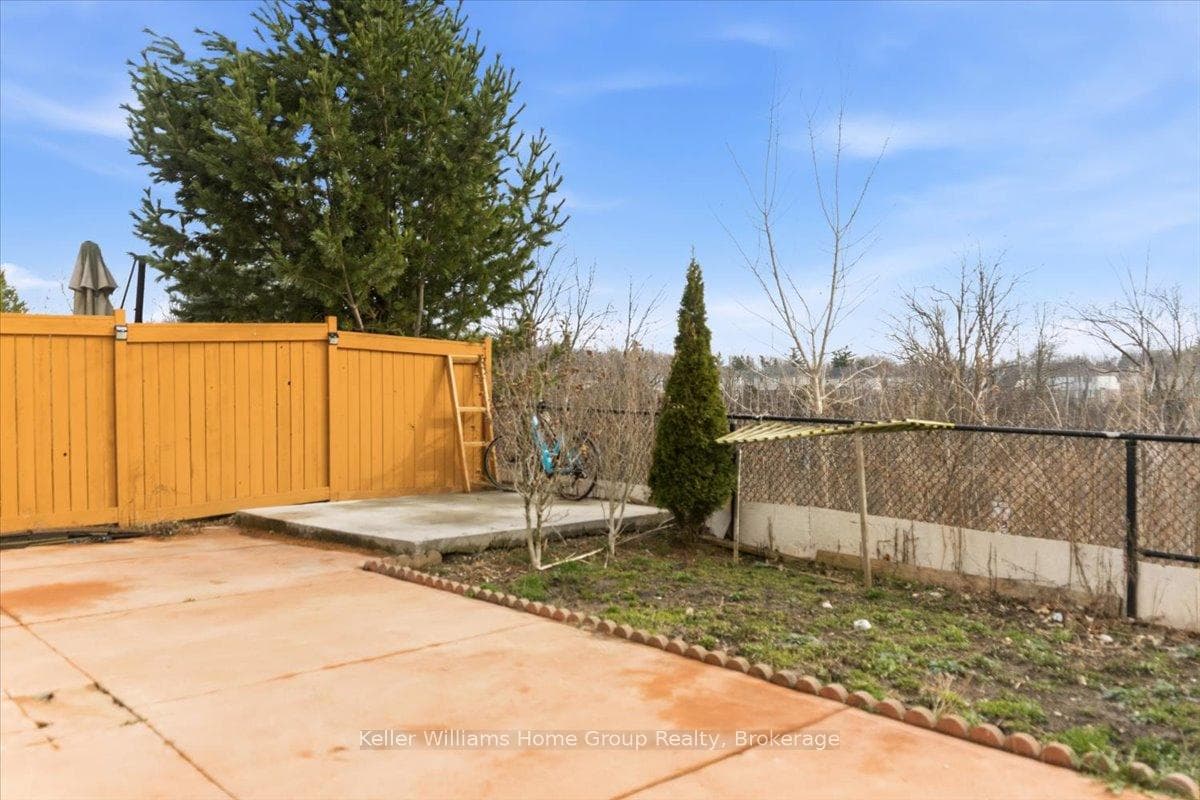 Back Patio and shared yard space with views