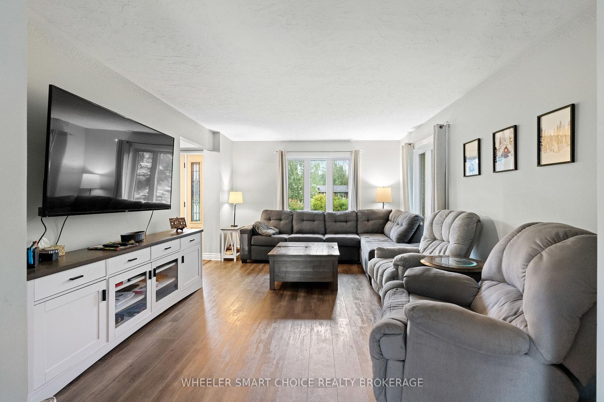 The family-style living room off the foyer.