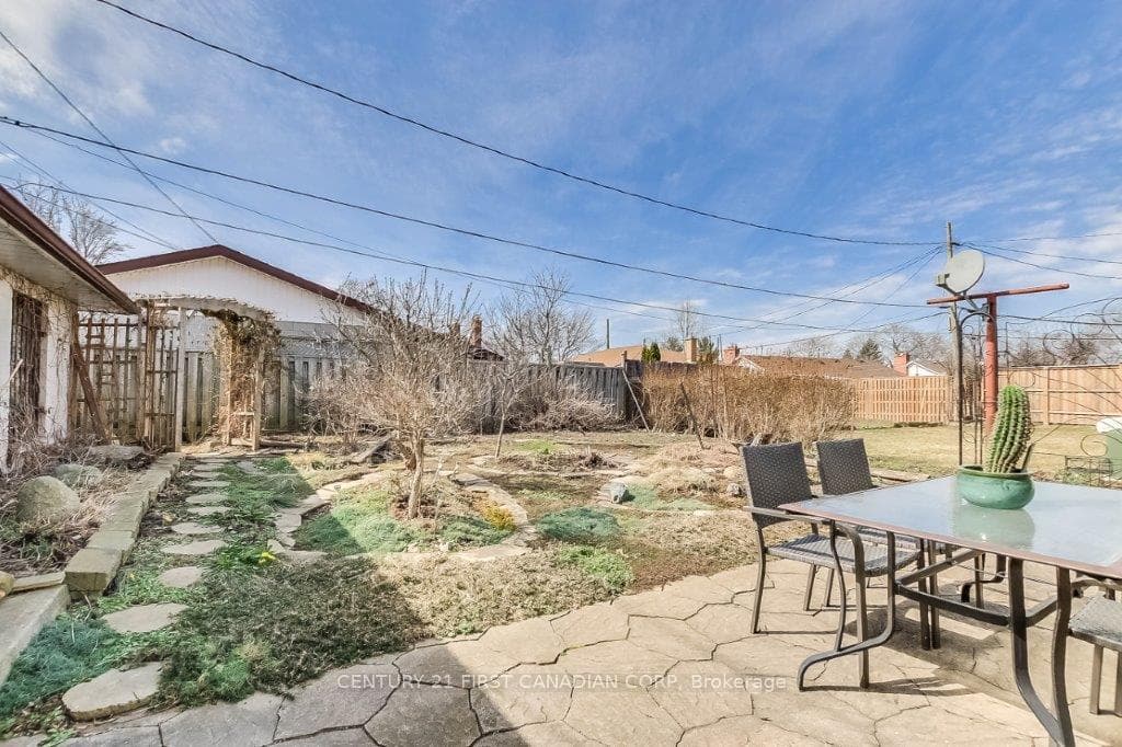 Stone patio