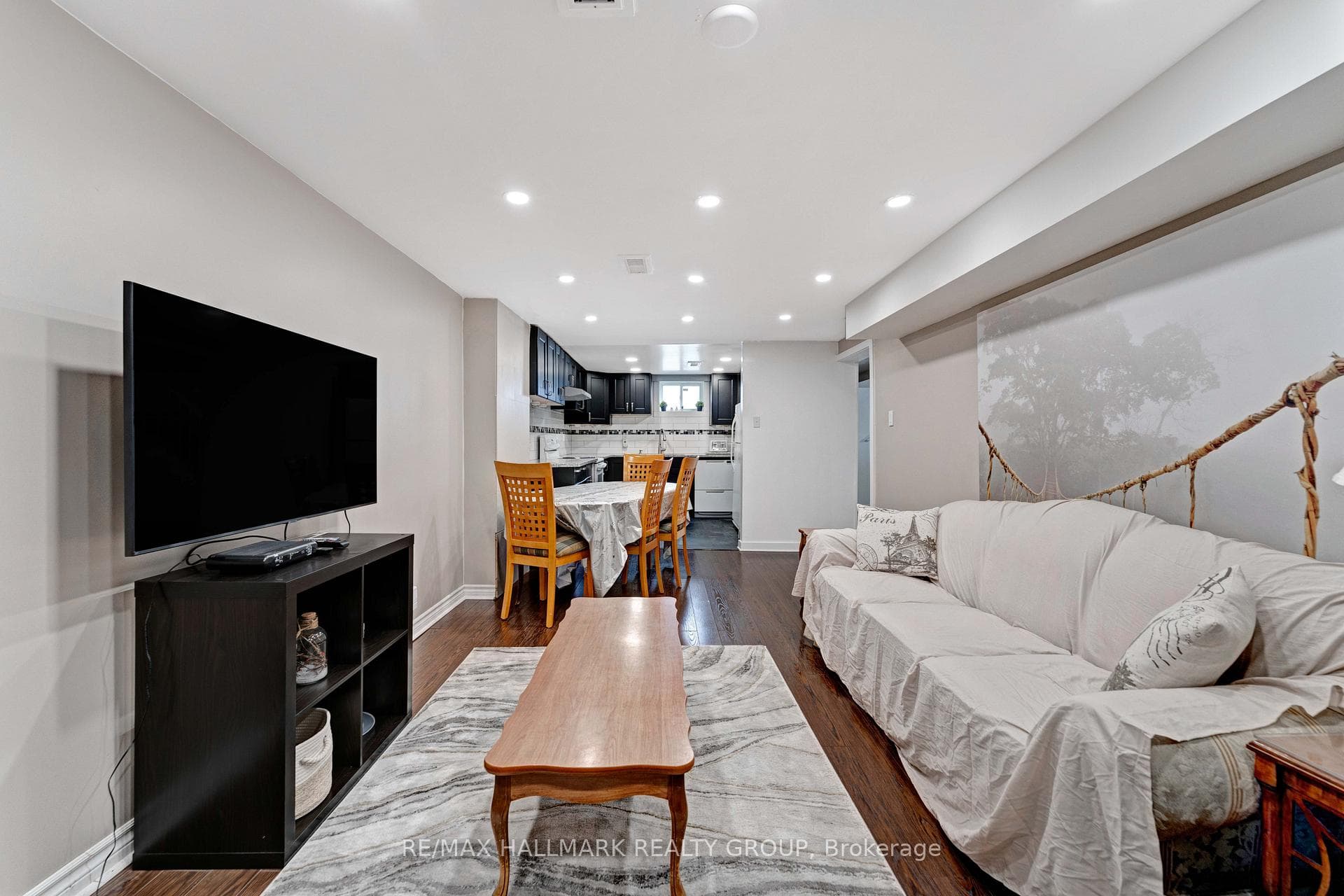 Lower level rec room