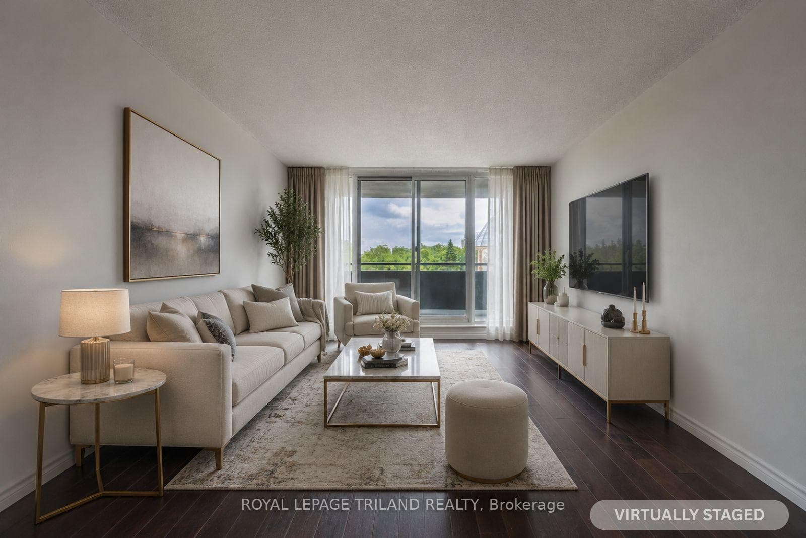 Living Room - Virtually Staged
