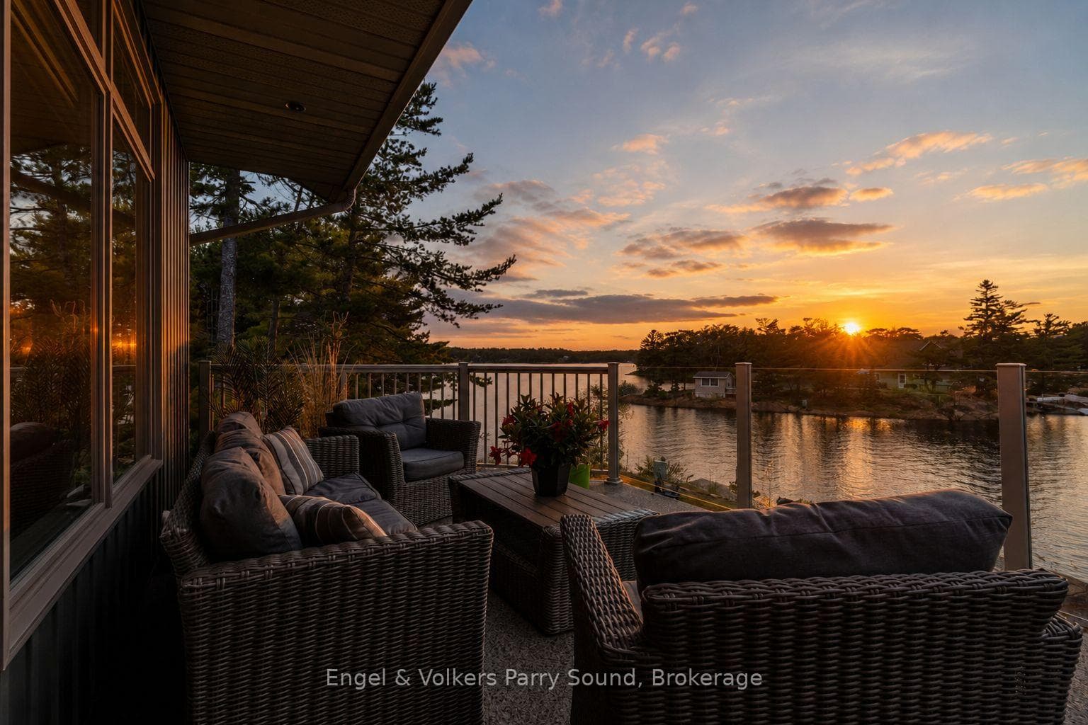 Sunsets on Front Deck