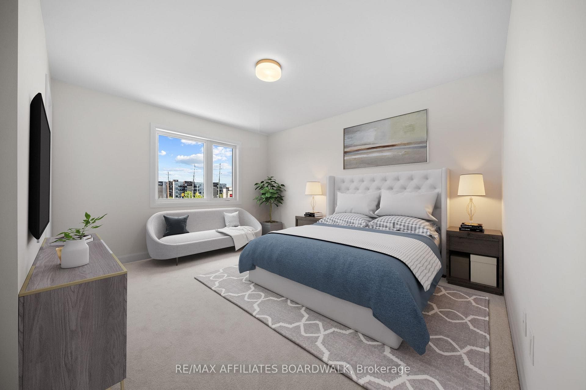 Photo includes virtual staging