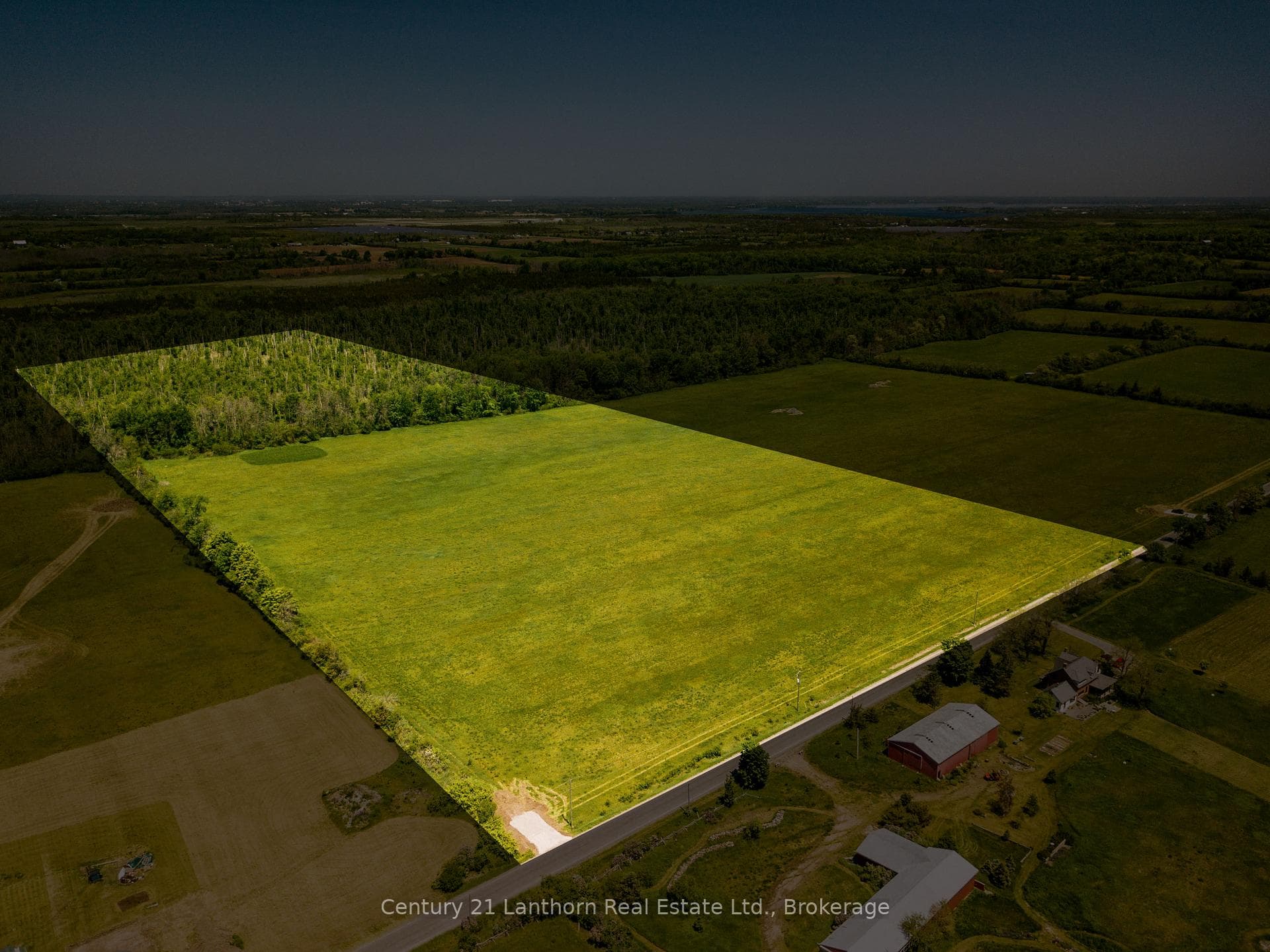 50 acres, partially cleared, partially wooded