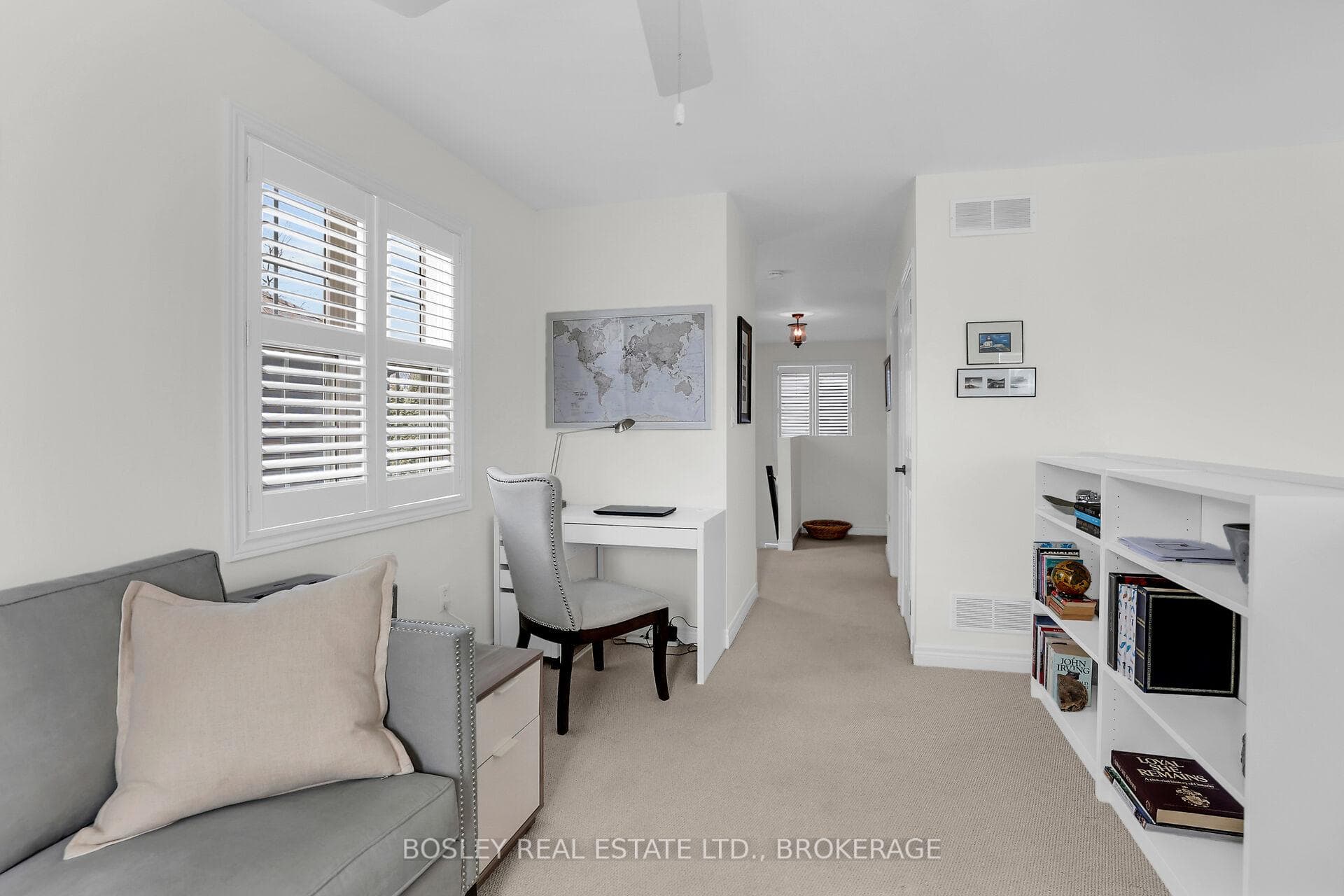 family room / in-home office loft which overlooks