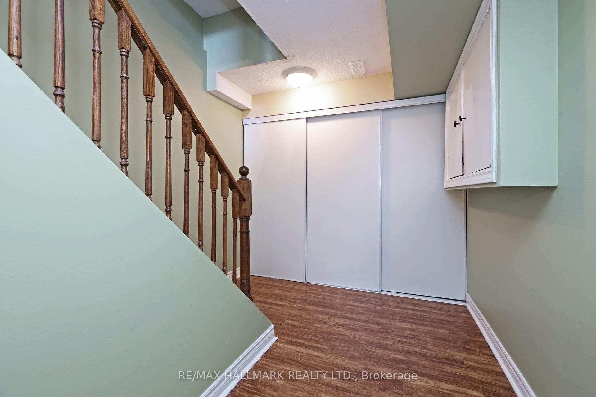 Laundry behind these doors in bsmt