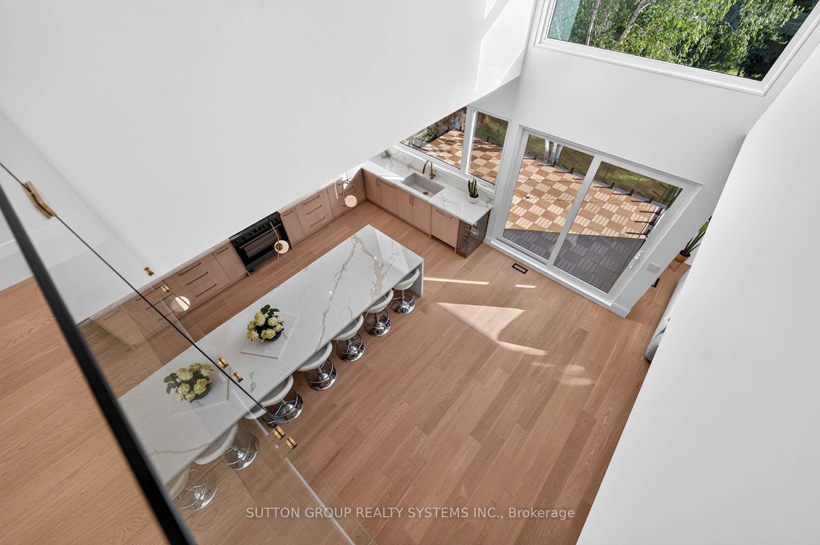 View from 2nd floor to main floor