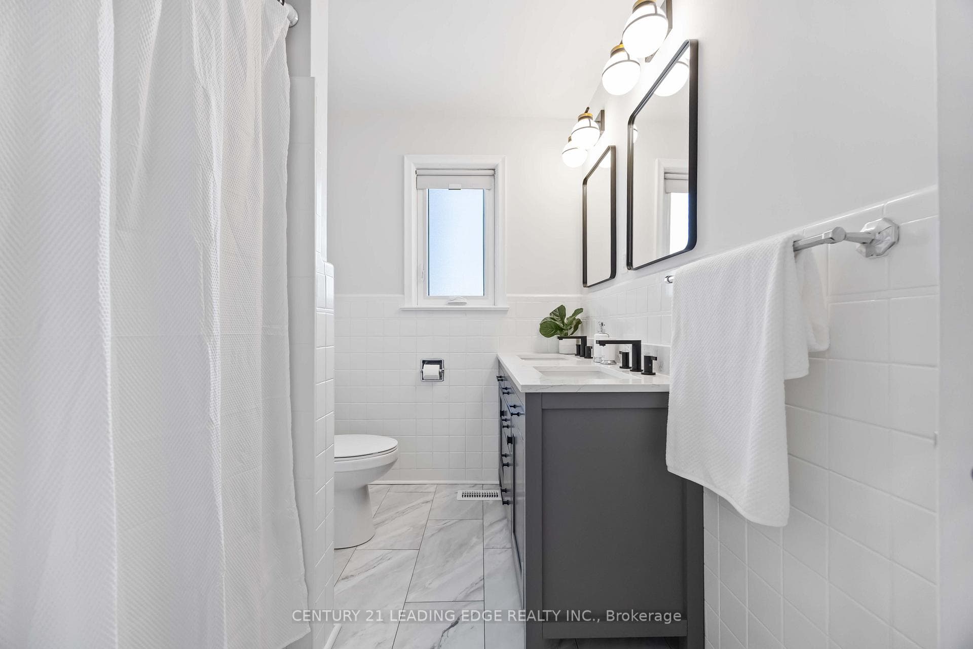 Brand new vinyl tile-look flooring