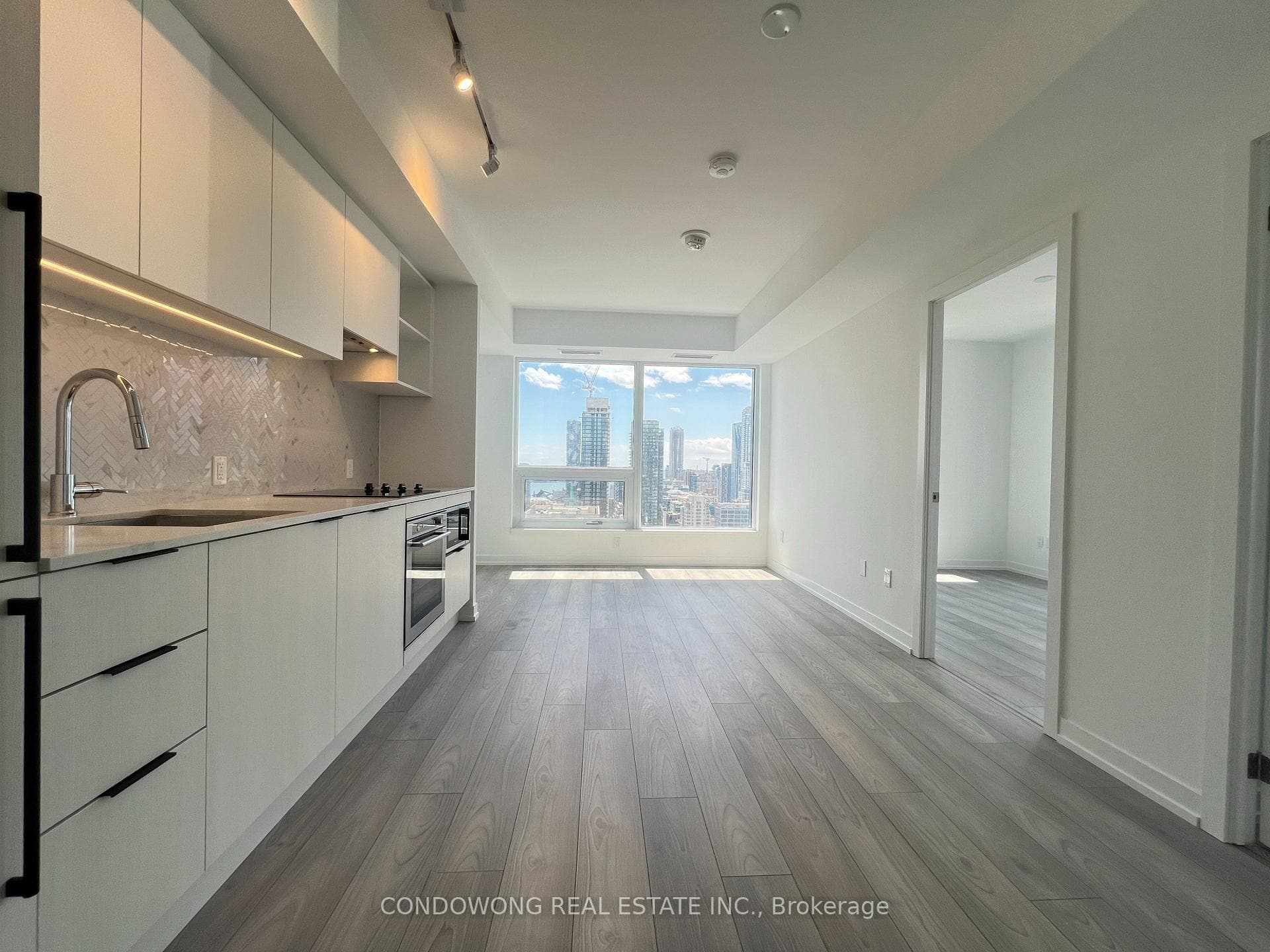 The whole unit is very bright and spacious