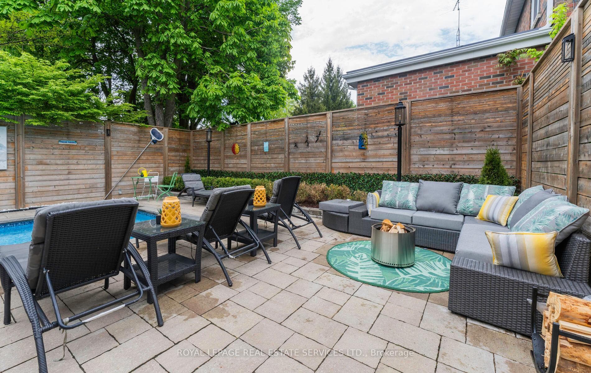 Fully fenced with 8 foot privacy fence