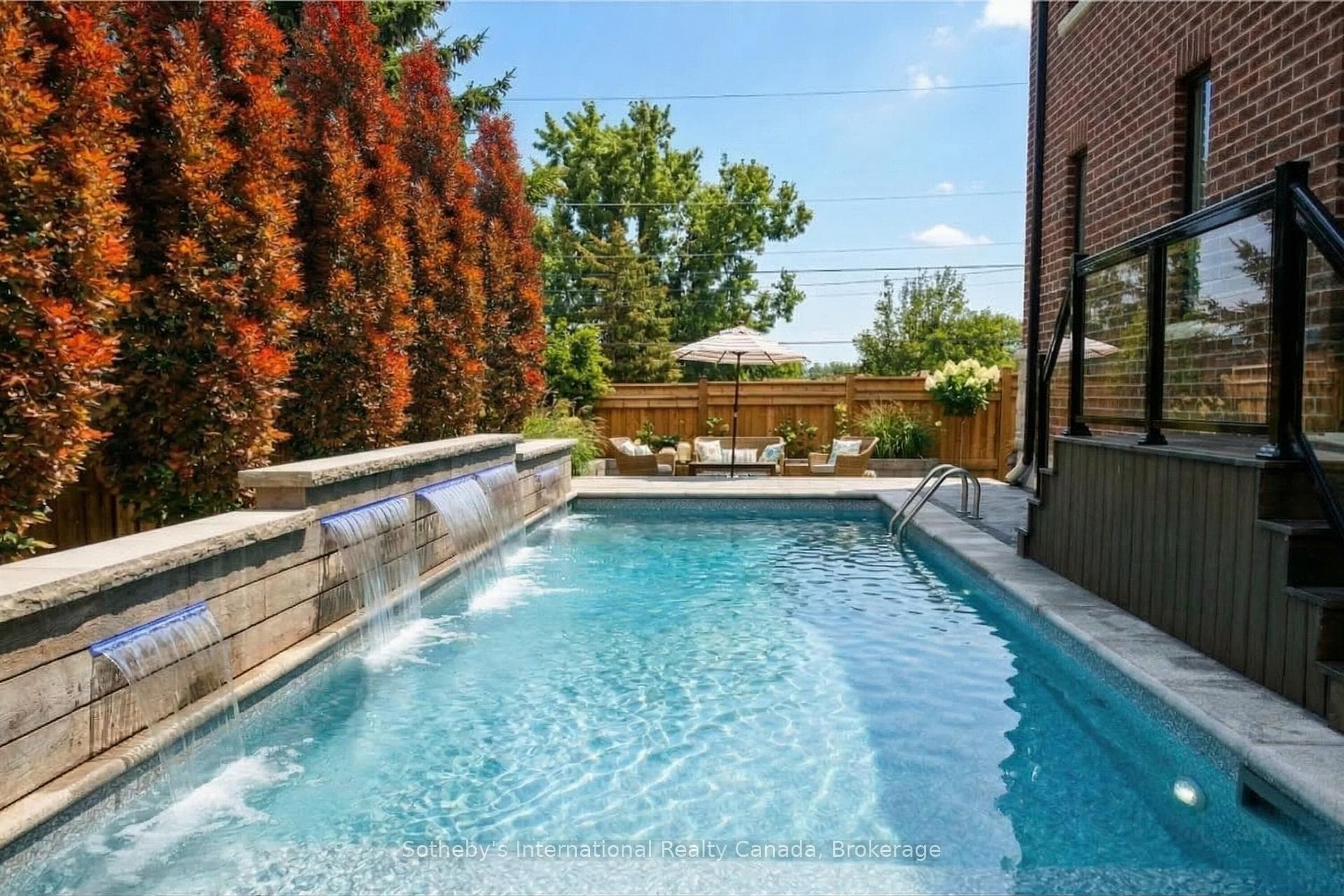 Professionally Landscaped Saltwater Pool