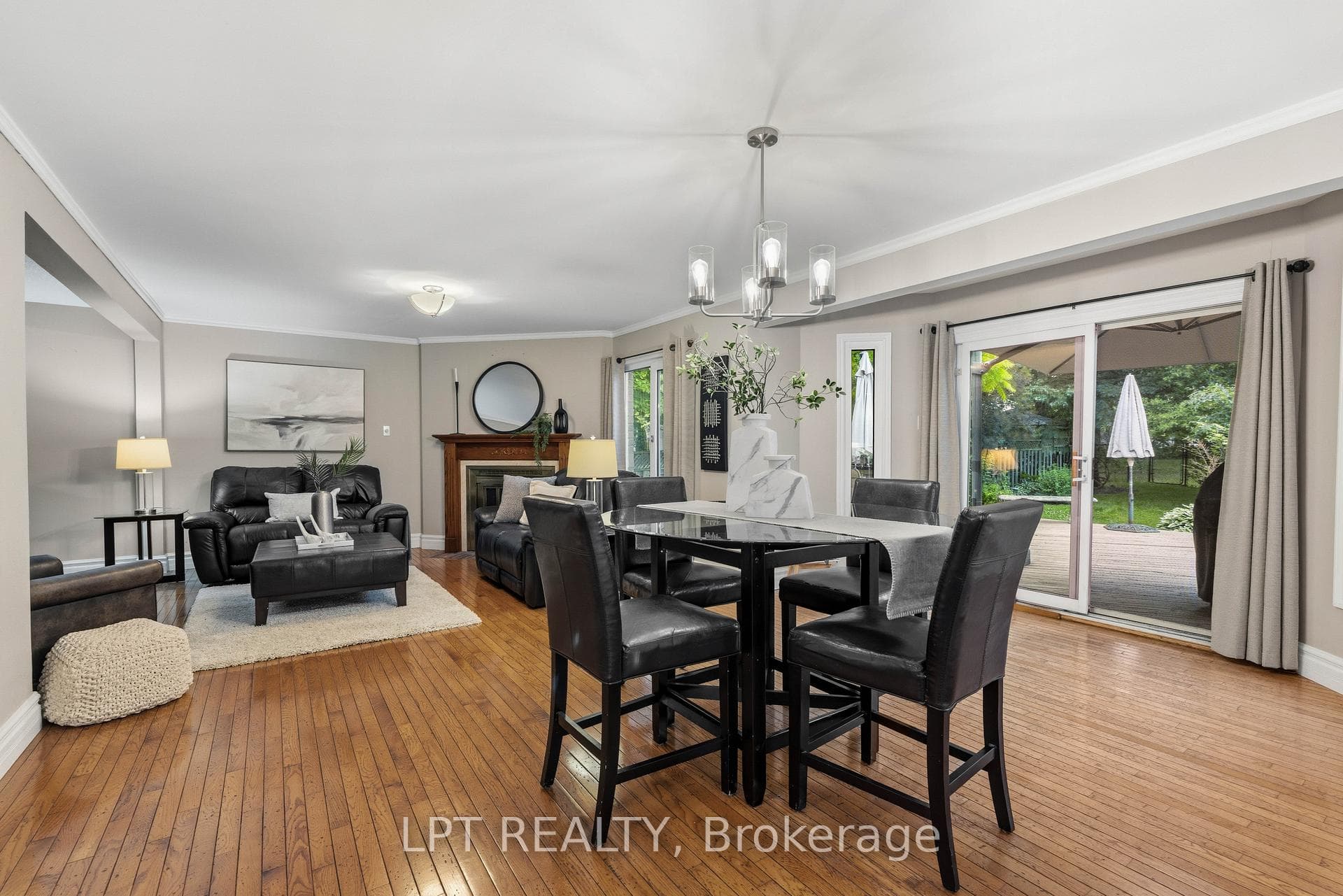 Breakfast Area With Walk-Out To Deck
