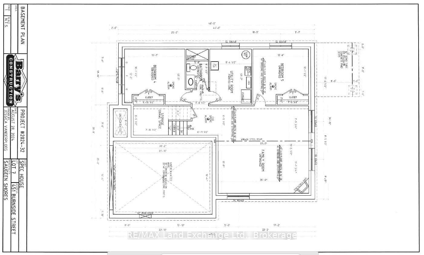 Bsmt can be finished for an additional $40,000