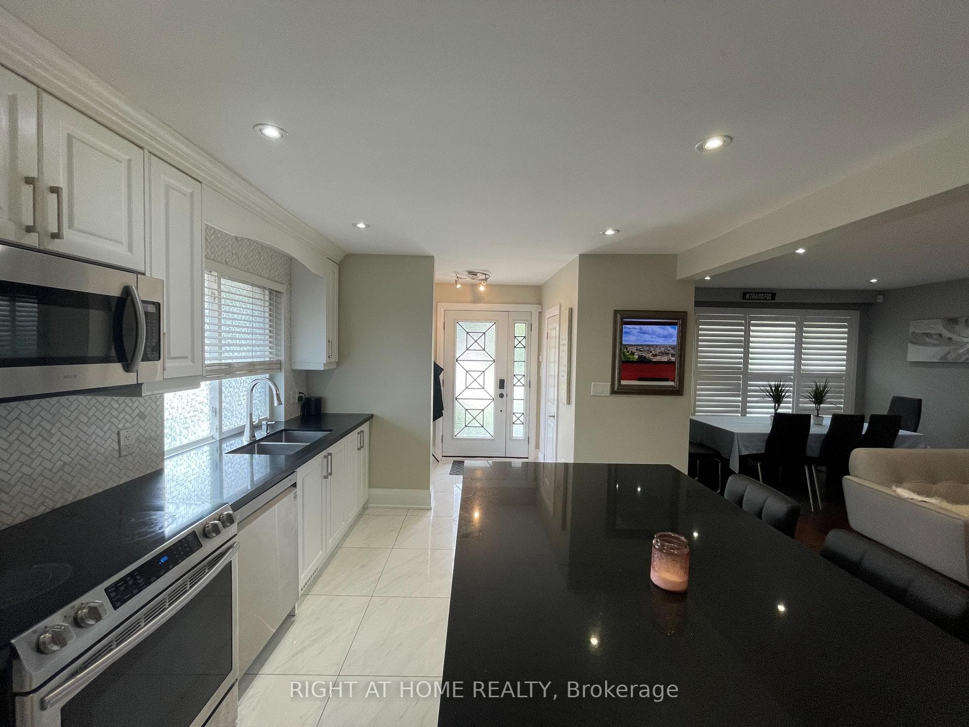 Open Concept Kitchen with Large Island