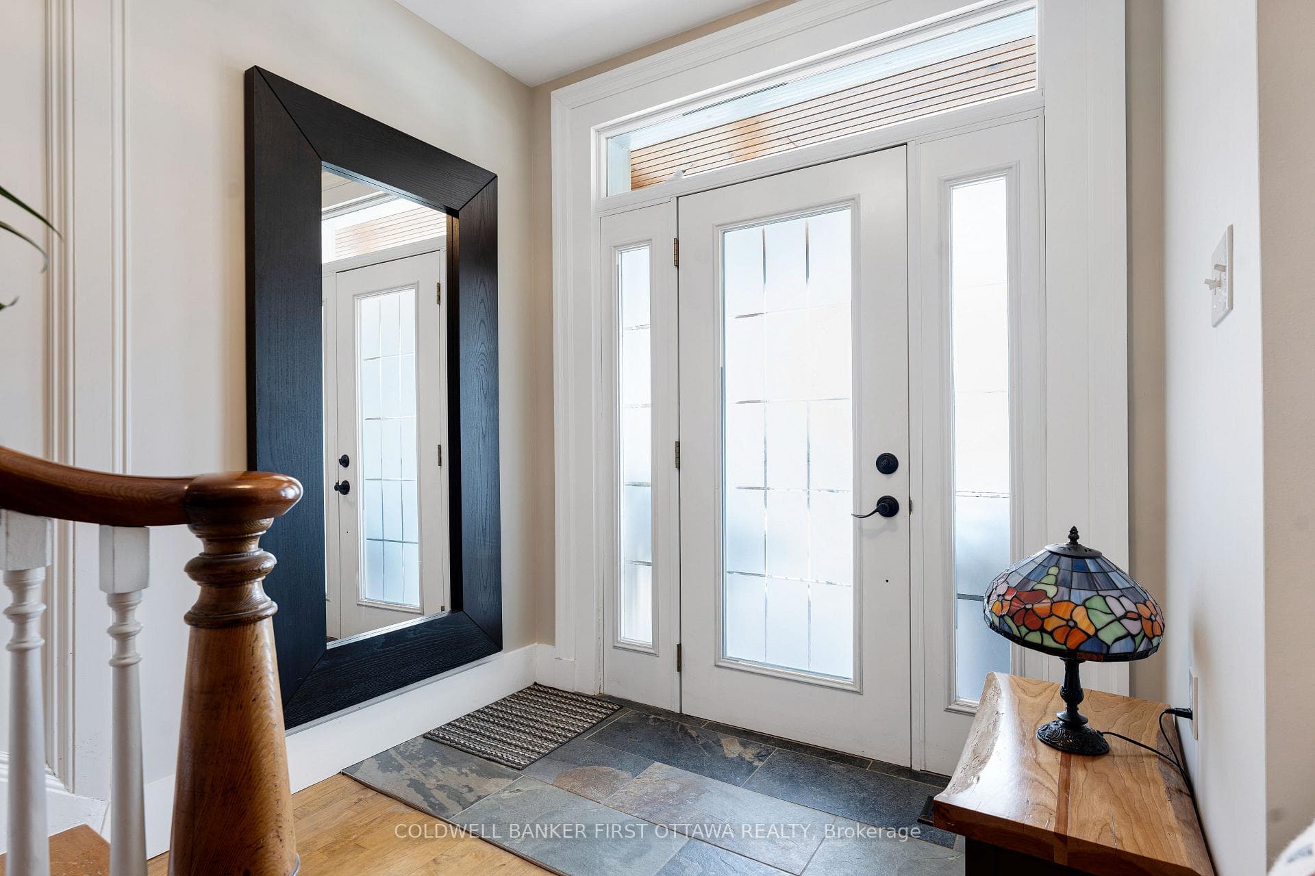 Attractive front door welcomes you home